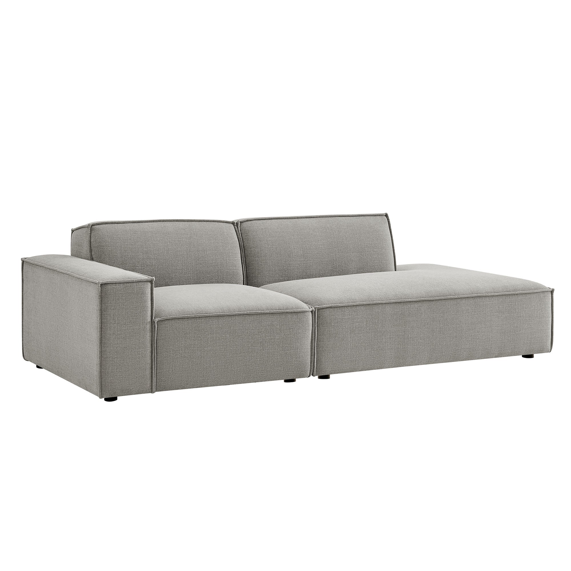 Restore 2-Piece Performance Fabric Upholstered Modular Loveseat by Modway - Image 31