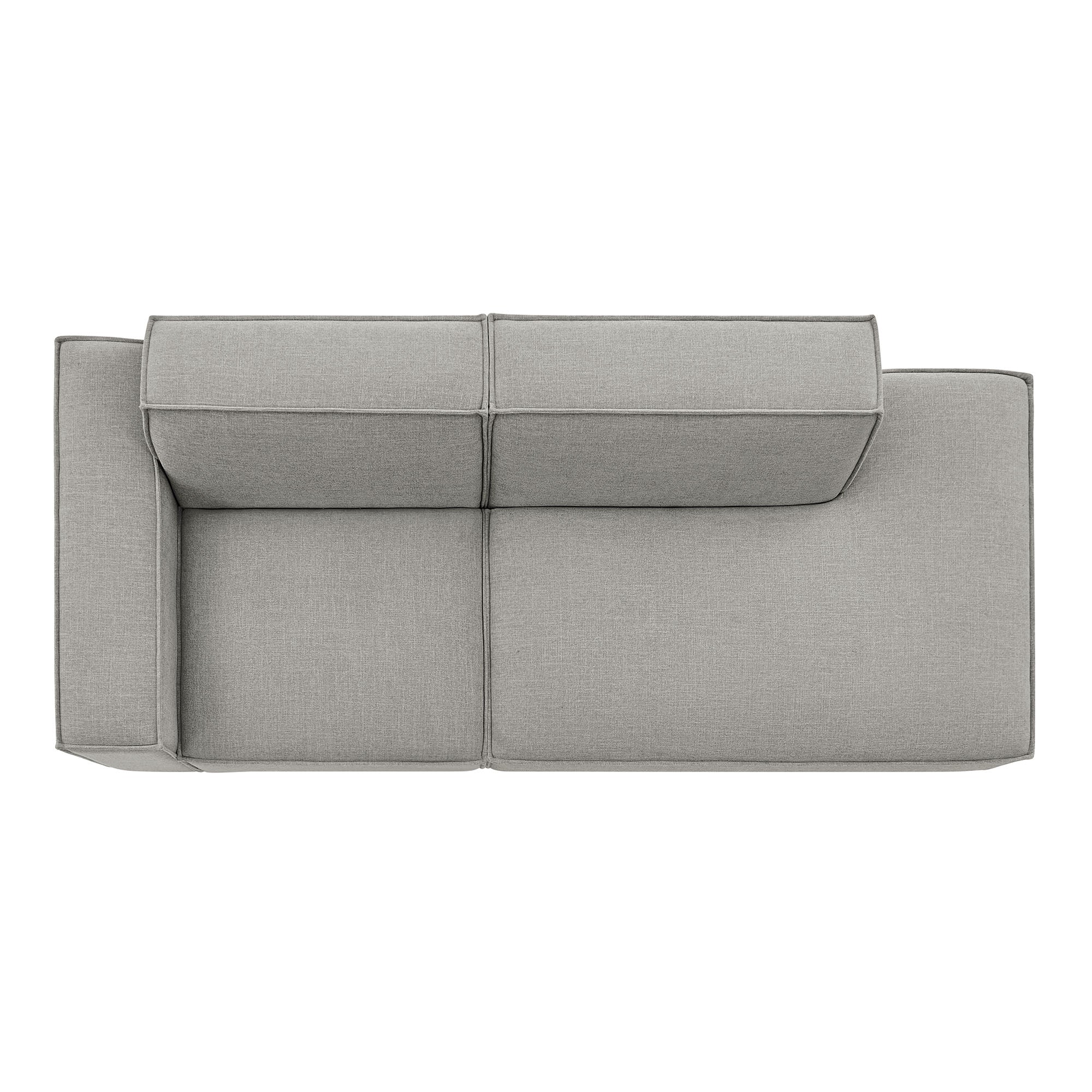 Restore 2-Piece Performance Fabric Upholstered Modular Loveseat by Modway - Image 33