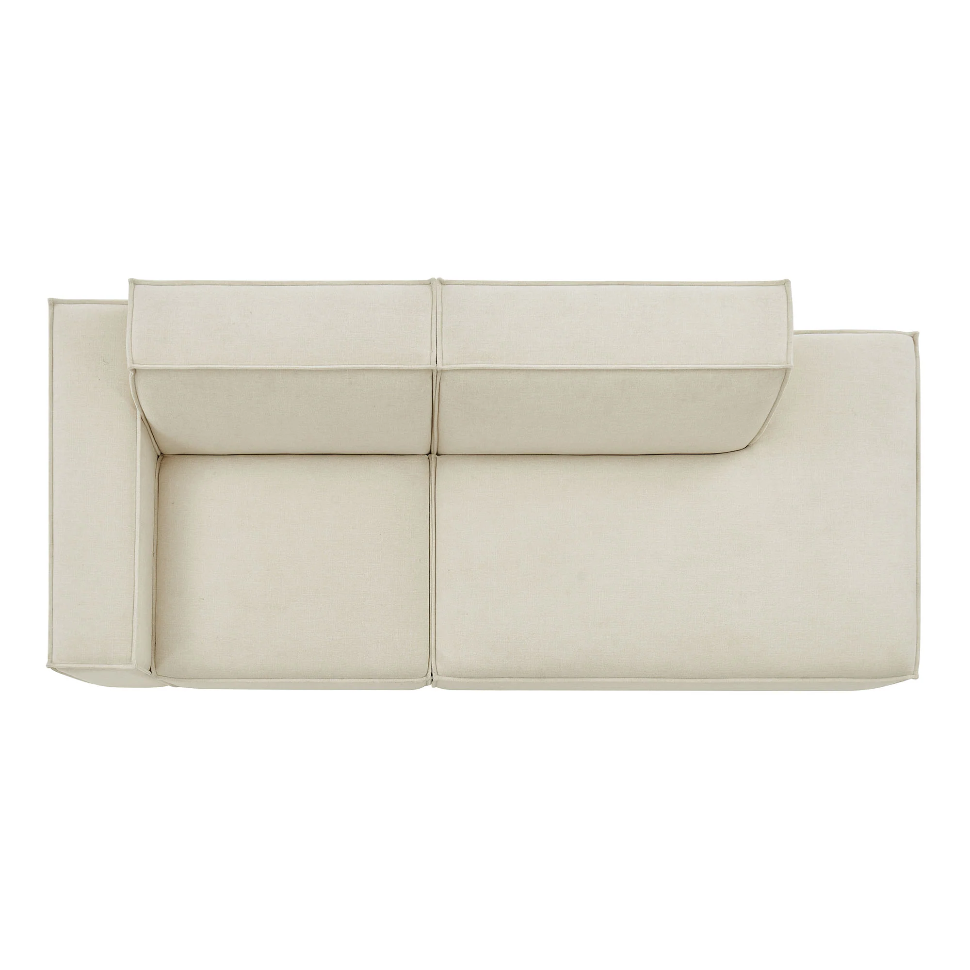 Restore 2-Piece Performance Fabric Upholstered Modular Loveseat by Modway - Image 4