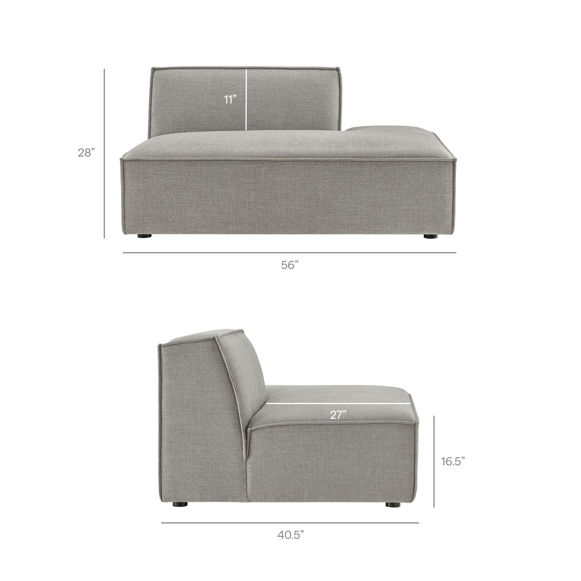 Restore 2-Piece Performance Fabric Upholstered Modular Loveseat by Modway - Image 40