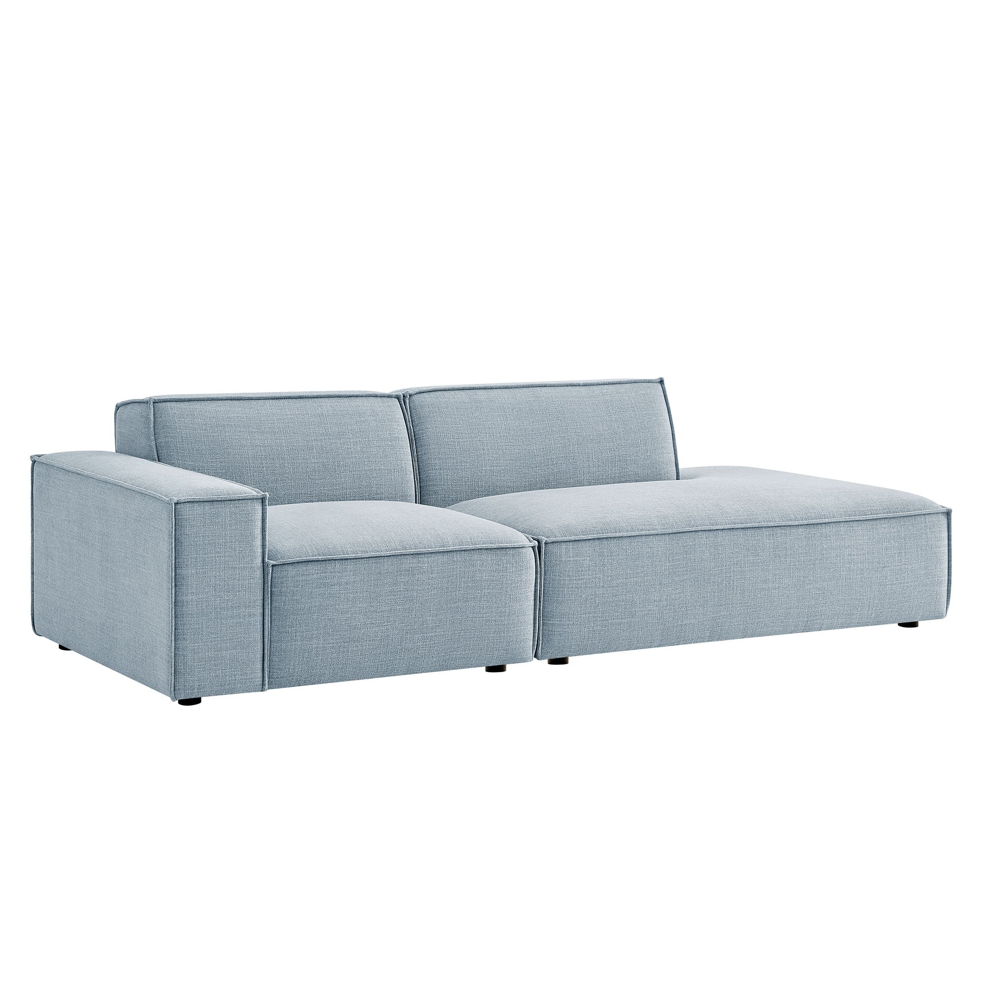 Restore 2-Piece Performance Fabric Upholstered Modular Loveseat by Modway - Image 41
