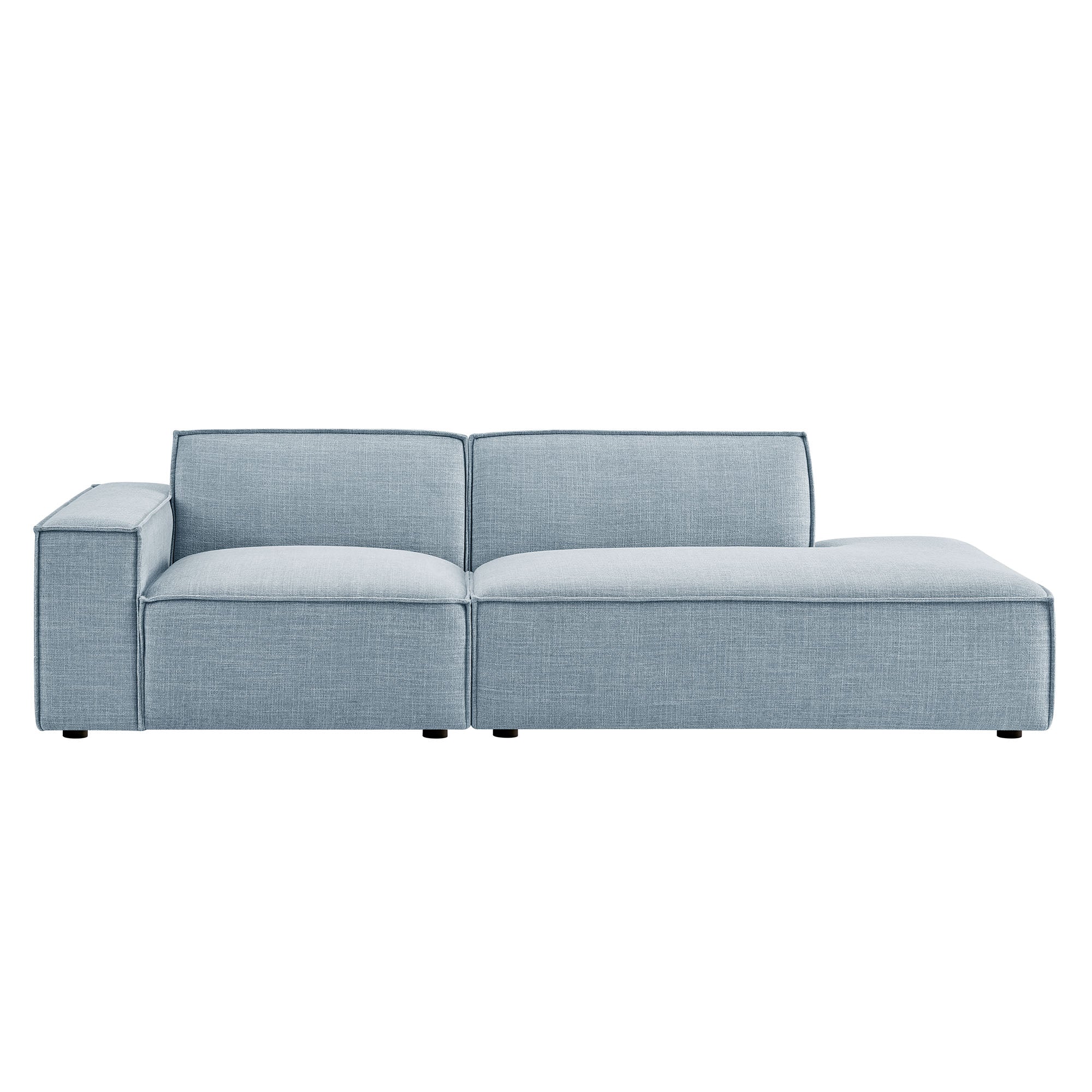 Restore 2-Piece Performance Fabric Upholstered Modular Loveseat by Modway - Image 42