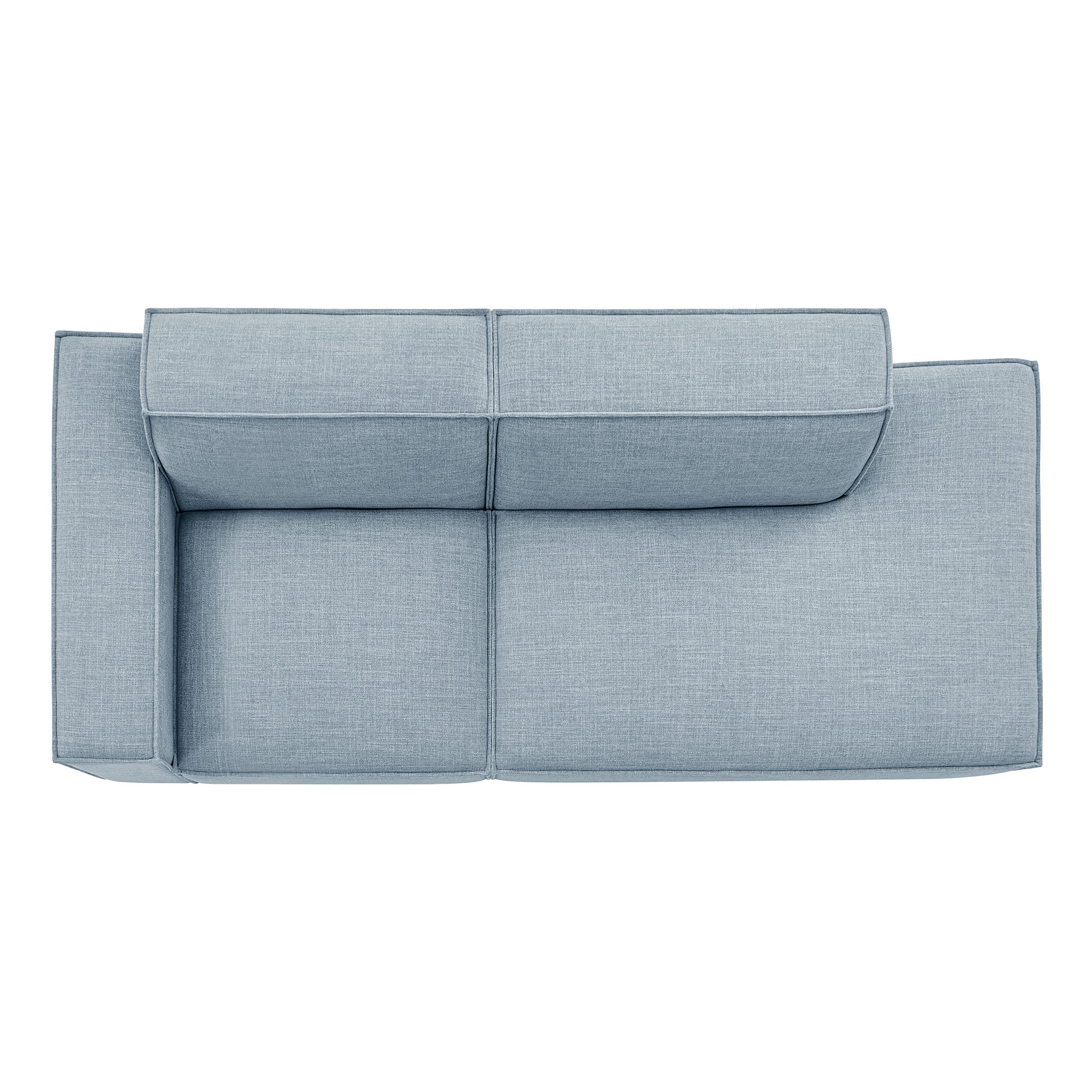 Restore 2-Piece Performance Fabric Upholstered Modular Loveseat by Modway - Image 43