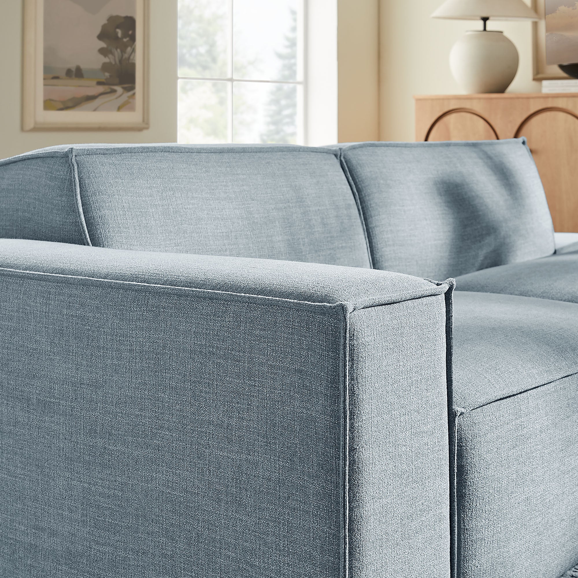 Restore 2-Piece Performance Fabric Upholstered Modular Loveseat by Modway - Image 44