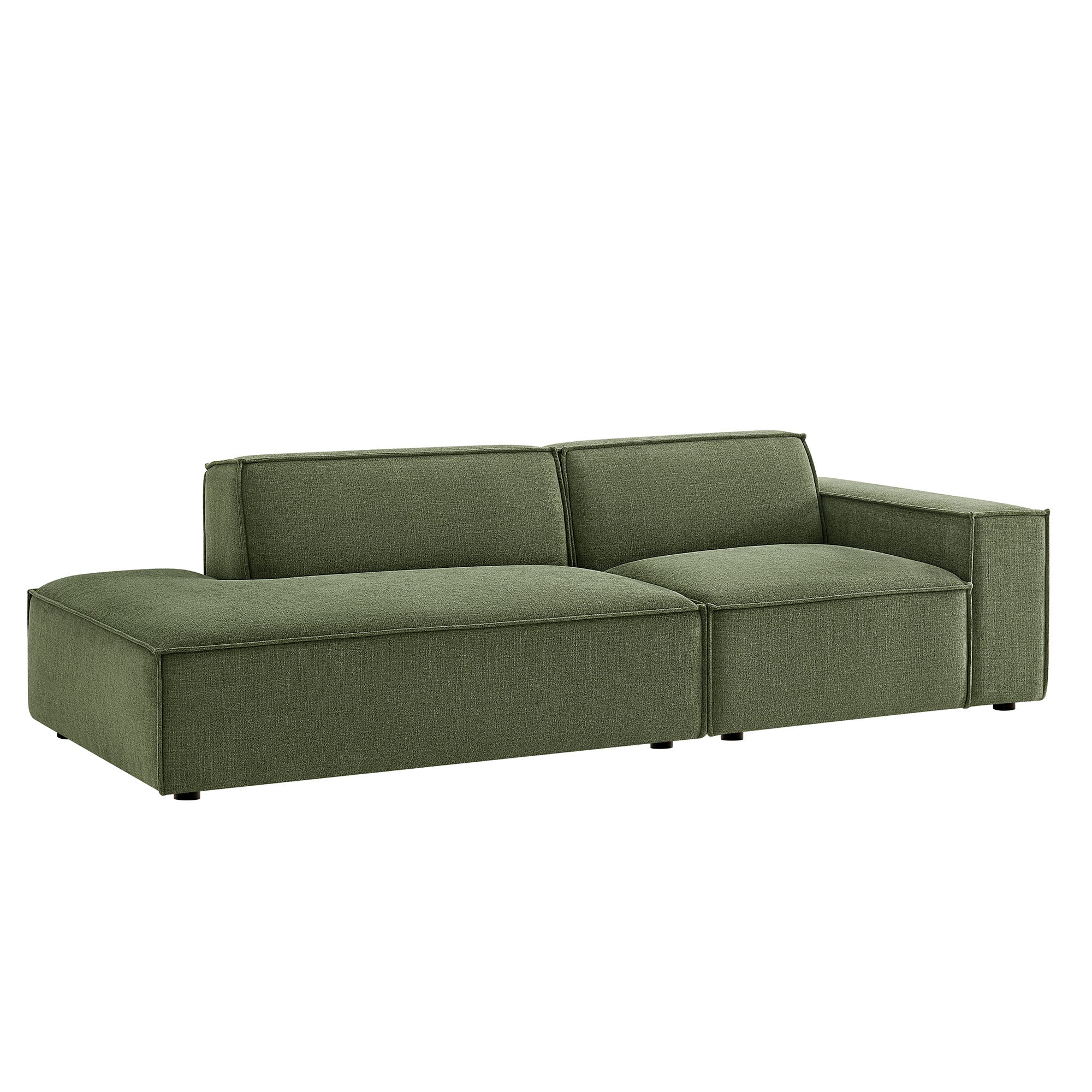 Restore 2-Piece Performance Fabric Upholstered Modular Loveseat by Modway - Image 11