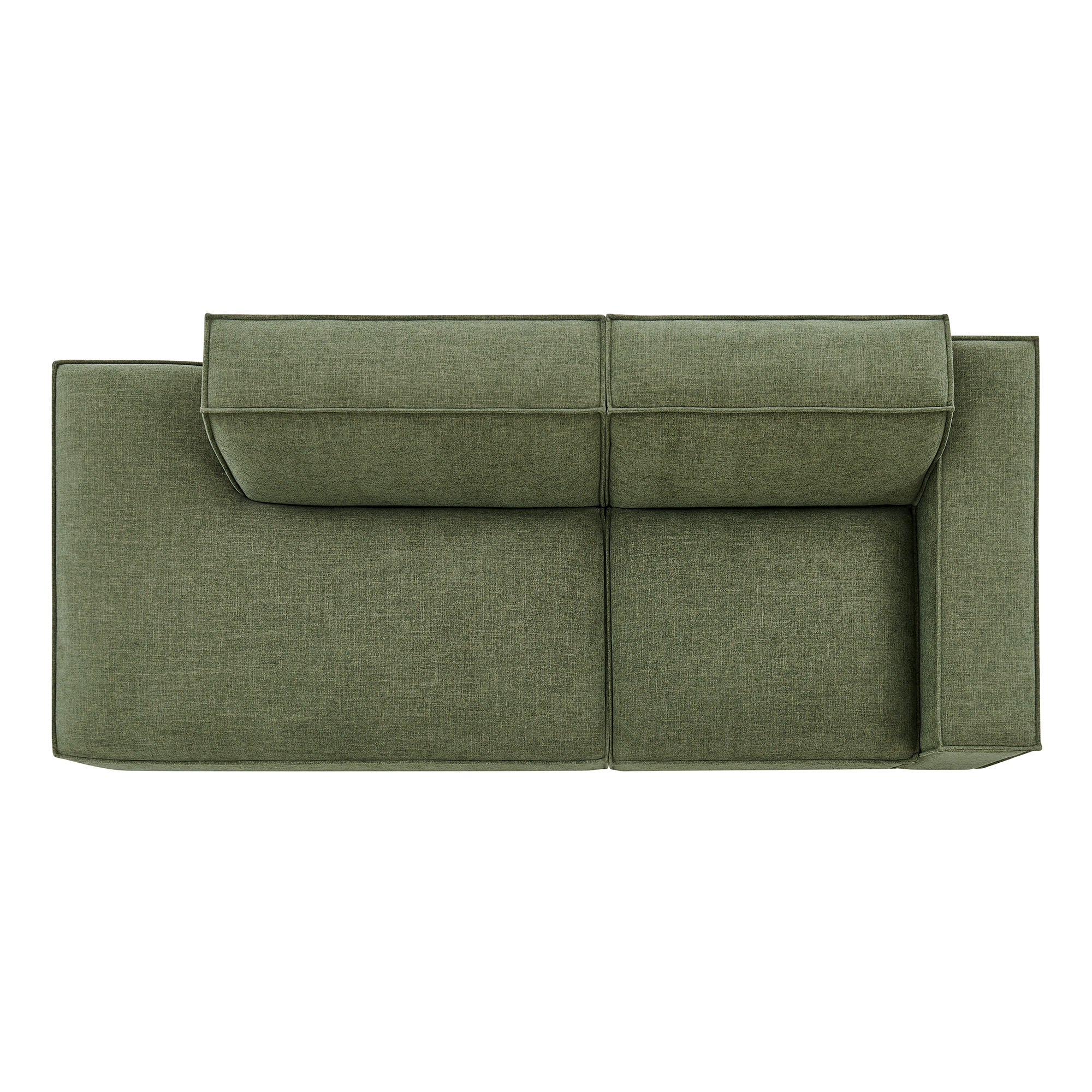 Restore 2-Piece Performance Fabric Upholstered Modular Loveseat by Modway - Image 13