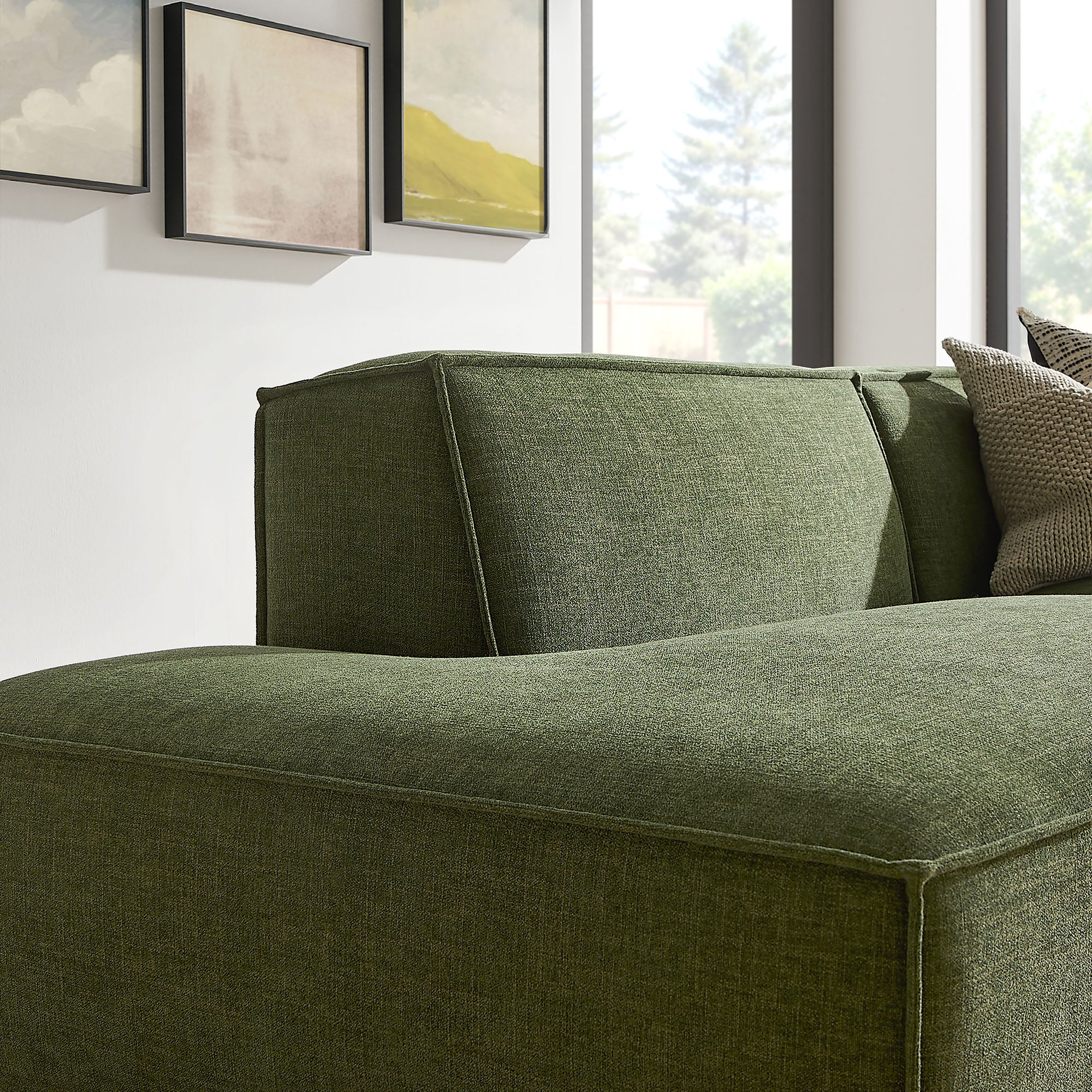 Restore 2-Piece Performance Fabric Upholstered Modular Loveseat by Modway - Image 14