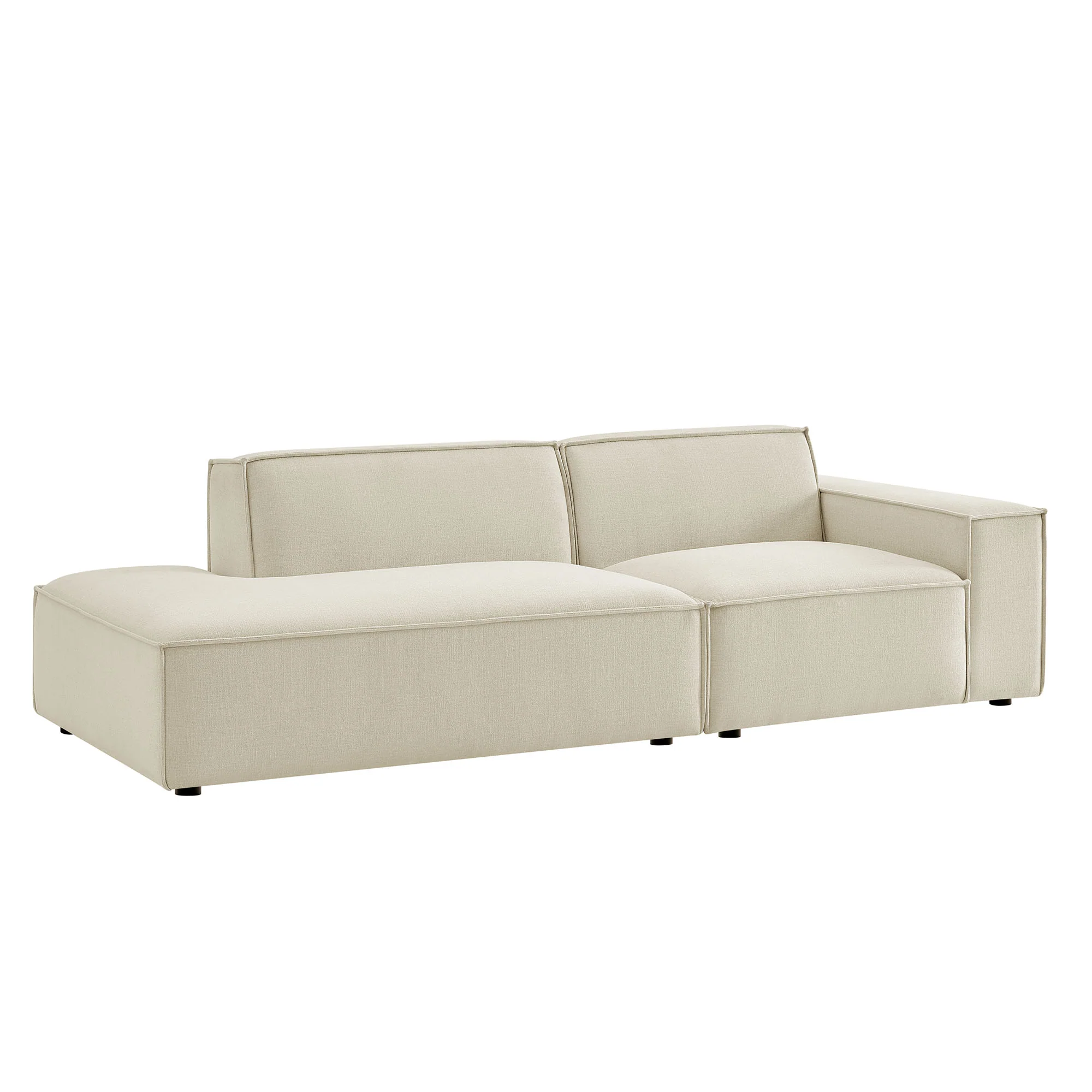 Restore 2-Piece Performance Fabric Upholstered Modular Loveseat by Modway - Image 2