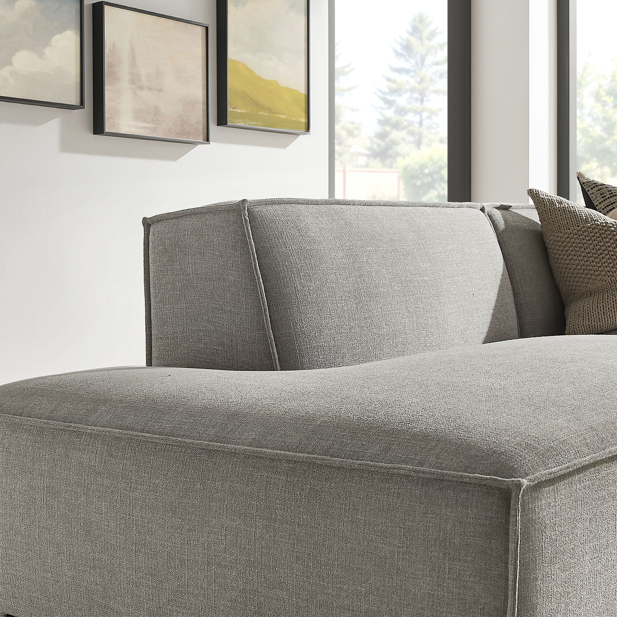 Restore 2-Piece Performance Fabric Upholstered Modular Loveseat by Modway - Image 34