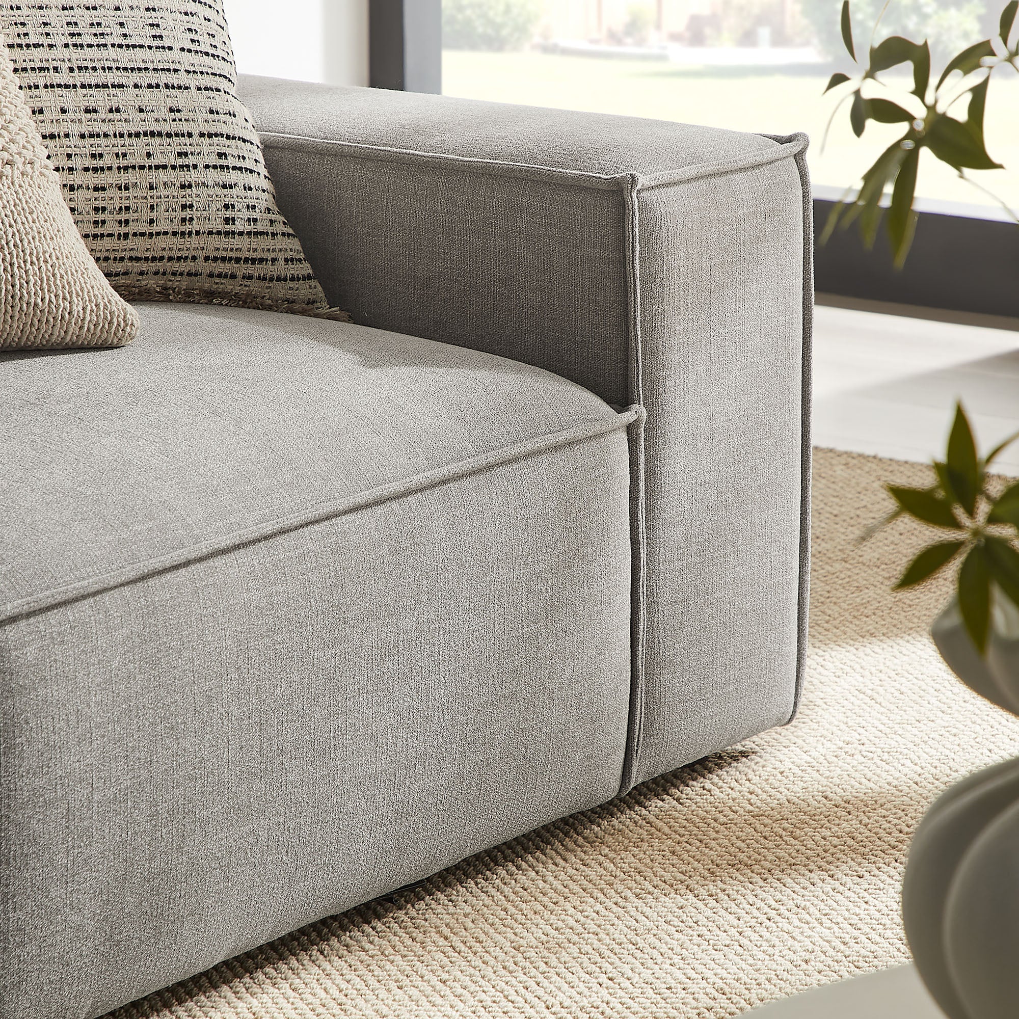 Restore 2-Piece Performance Fabric Upholstered Modular Loveseat by Modway - Image 35