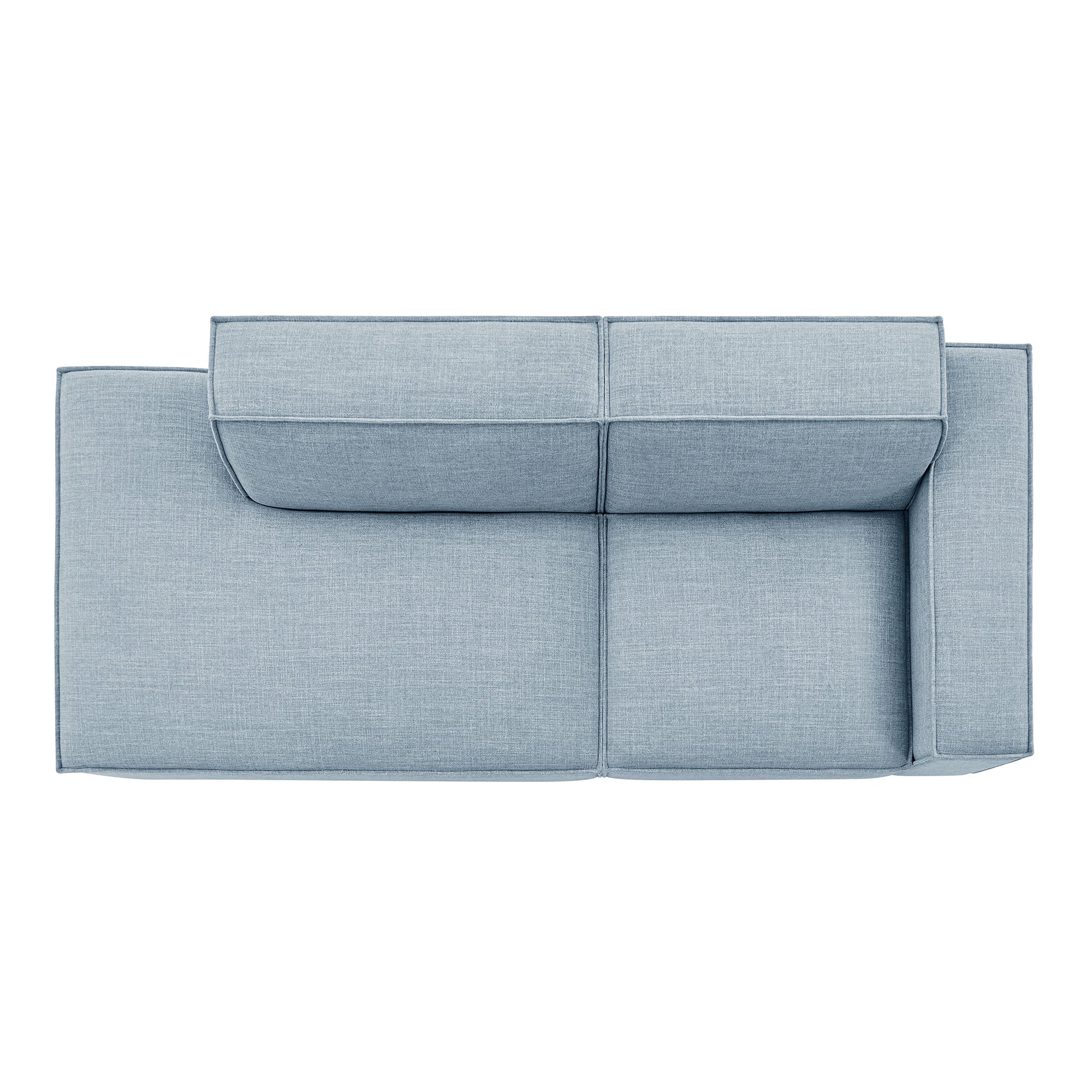 Restore 2-Piece Performance Fabric Upholstered Modular Loveseat by Modway - Image 43