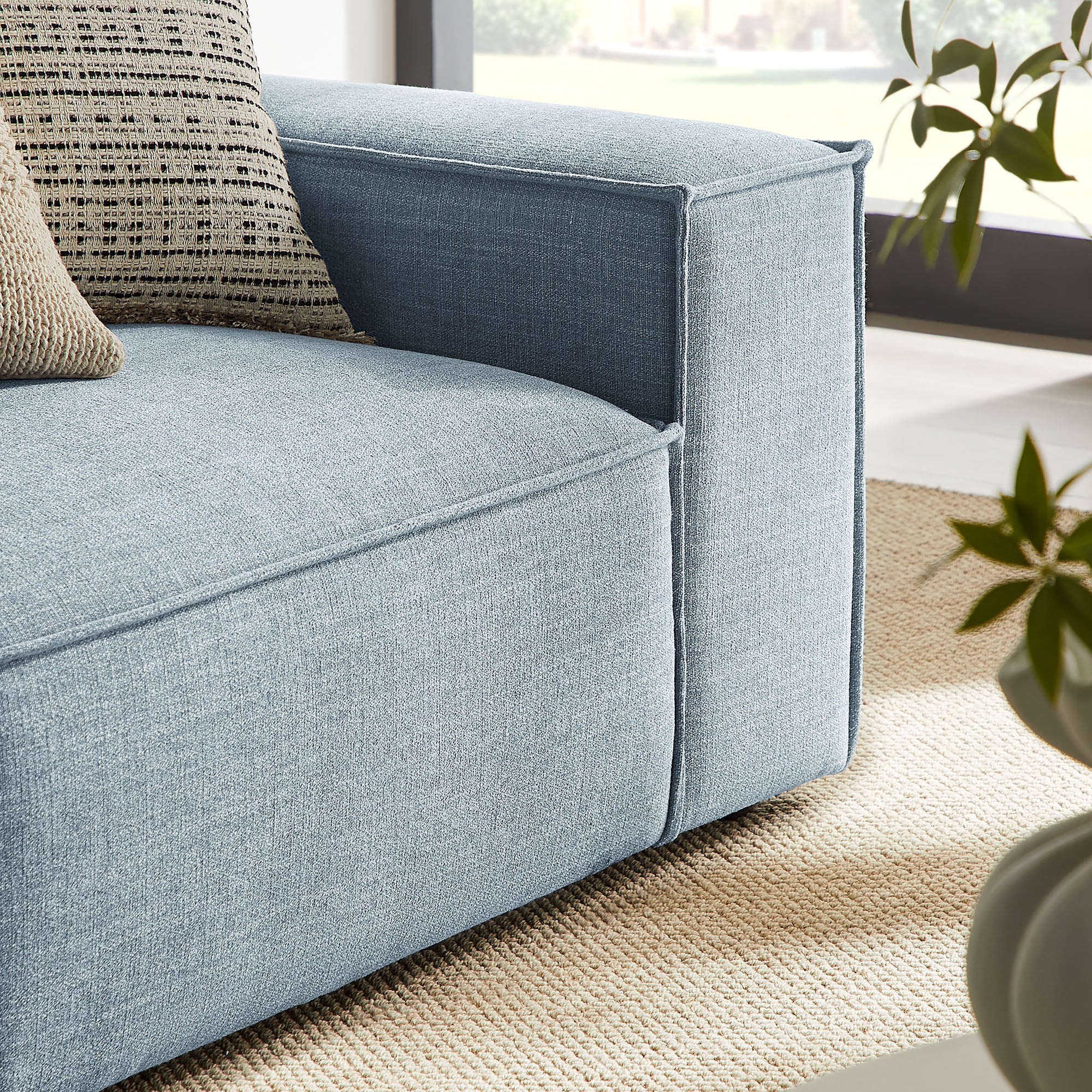 Restore 2-Piece Performance Fabric Upholstered Modular Loveseat by Modway - Image 45