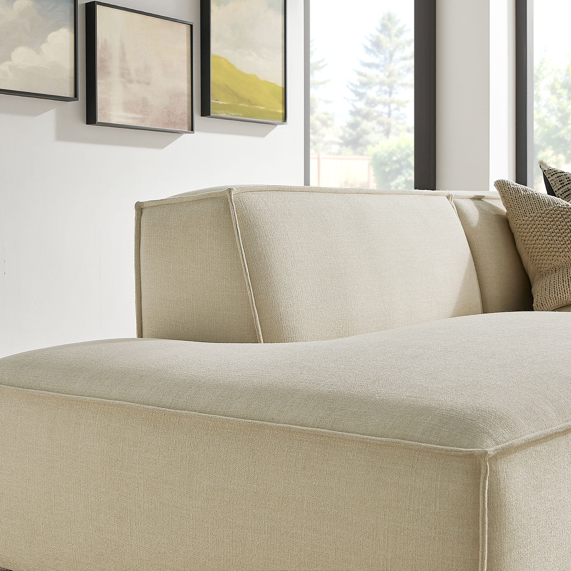 Restore 2-Piece Performance Fabric Upholstered Modular Loveseat by Modway - Image 5