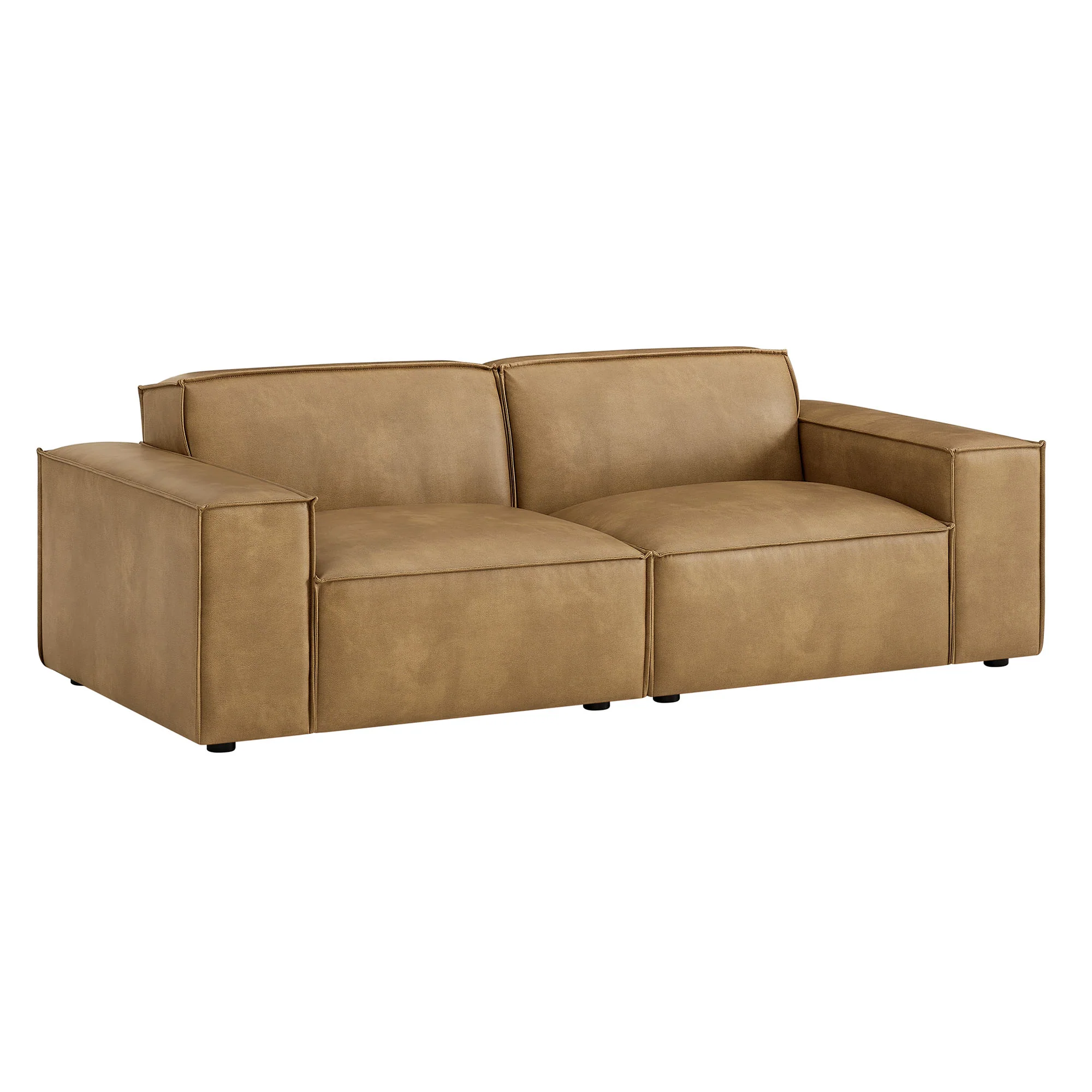 Restore 2-Piece Vegan Leather Modular Loveseat by Modway - Image 10