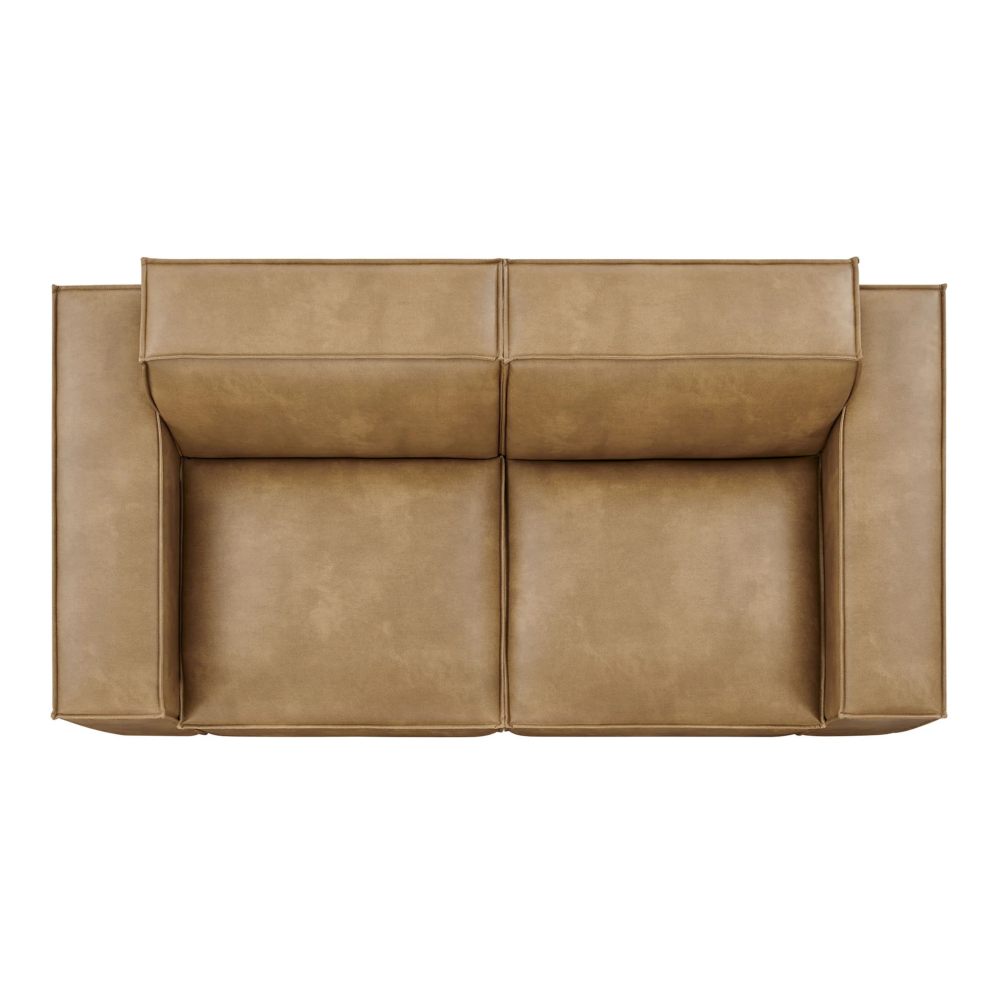 Restore 2-Piece Vegan Leather Modular Loveseat by Modway - Image 12