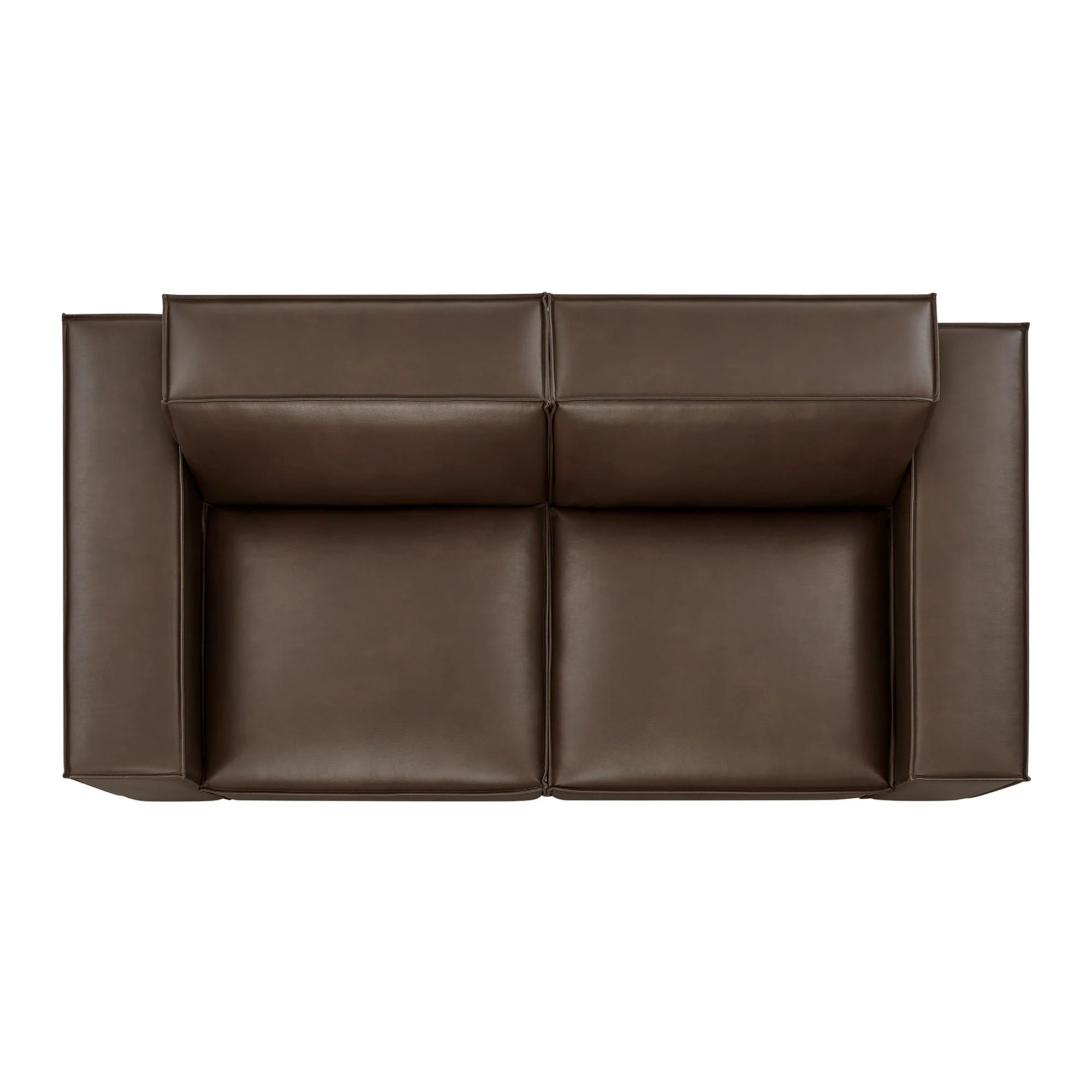 Restore 2-Piece Vegan Leather Modular Loveseat by Modway - Image 4