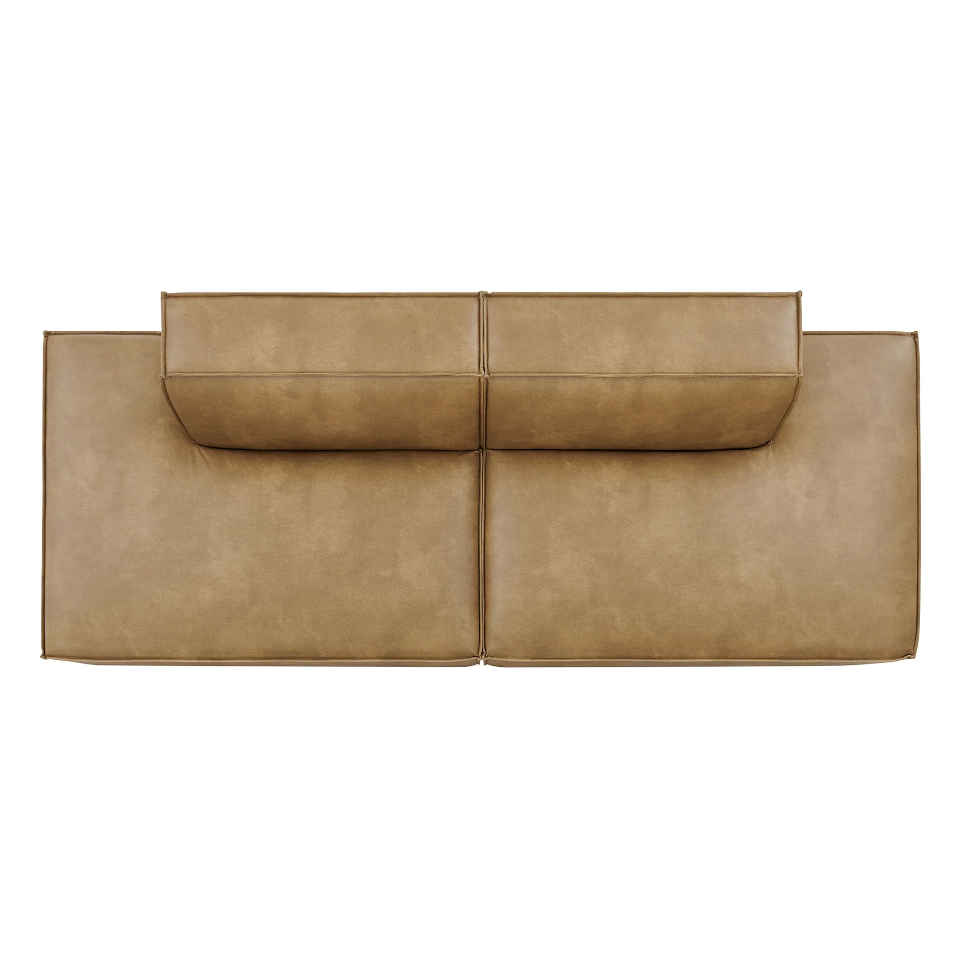 Restore 2-Piece Vegan Leather Modular Loveseat by Modway - Image 12