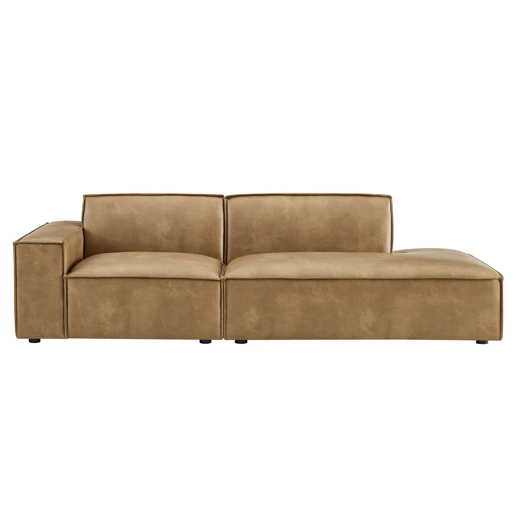 Restore 2-Piece Vegan Leather Modular Loveseat by Modway - Image 11