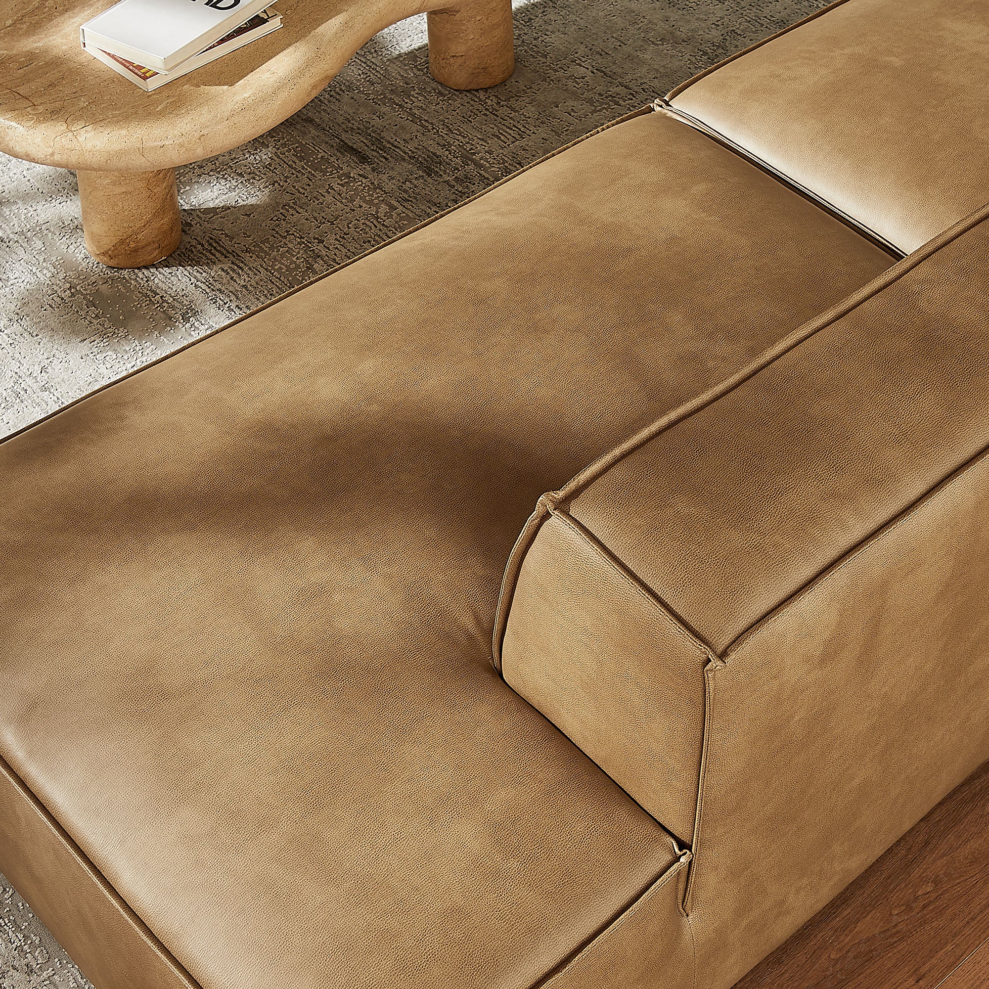 Restore 2-Piece Vegan Leather Modular Loveseat by Modway - Image 14