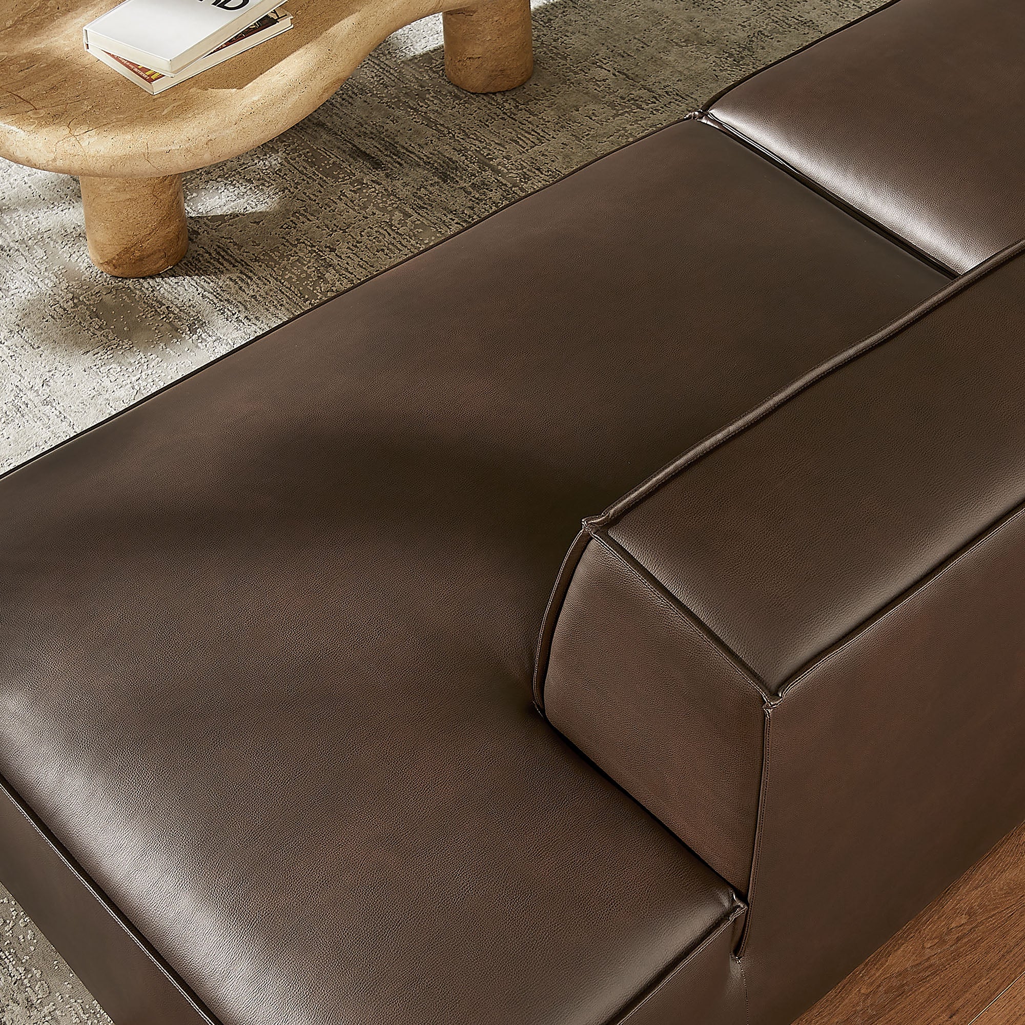 Restore 2-Piece Vegan Leather Modular Loveseat by Modway - Image 6