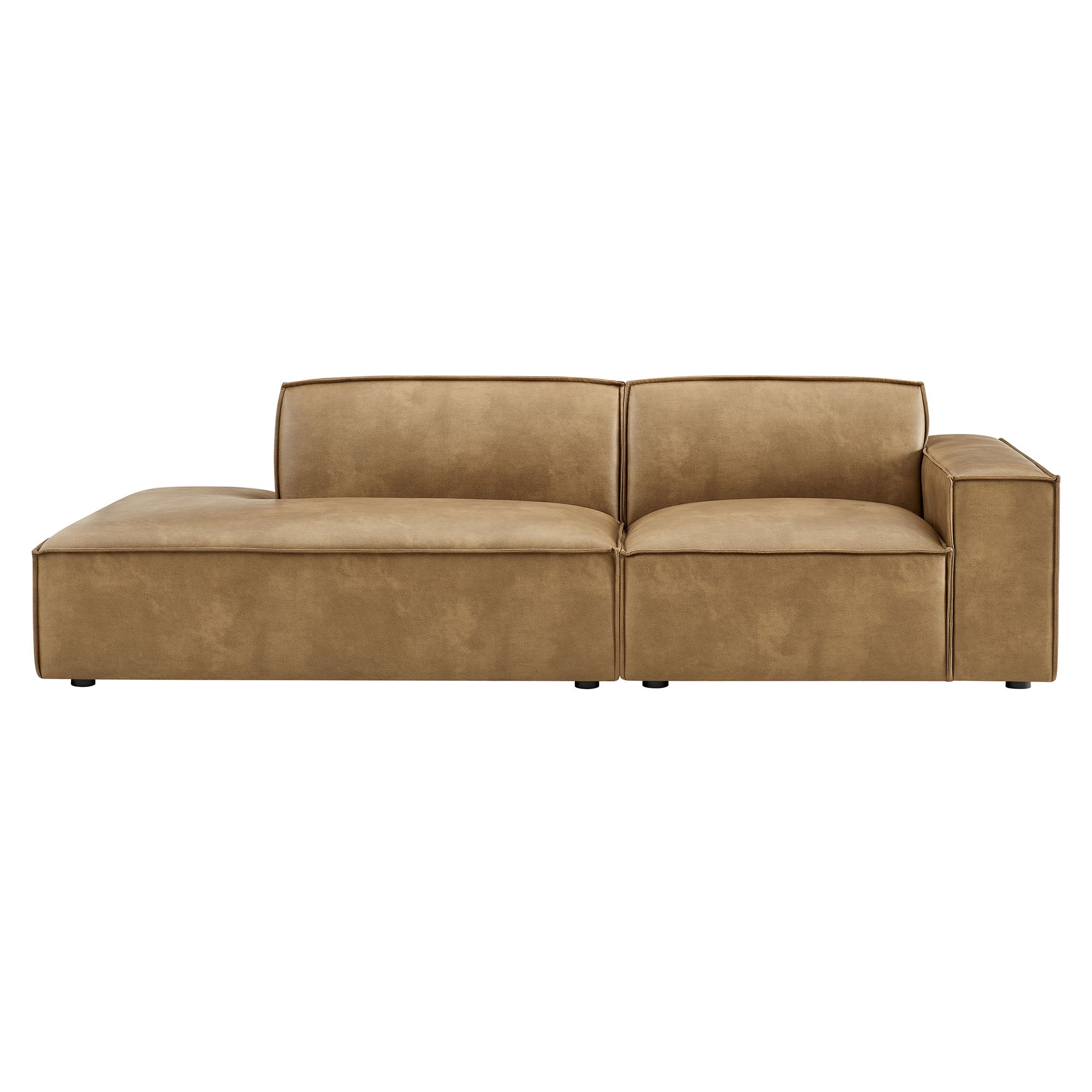 Restore 2-Piece Vegan Leather Modular Loveseat by Modway - Image 11