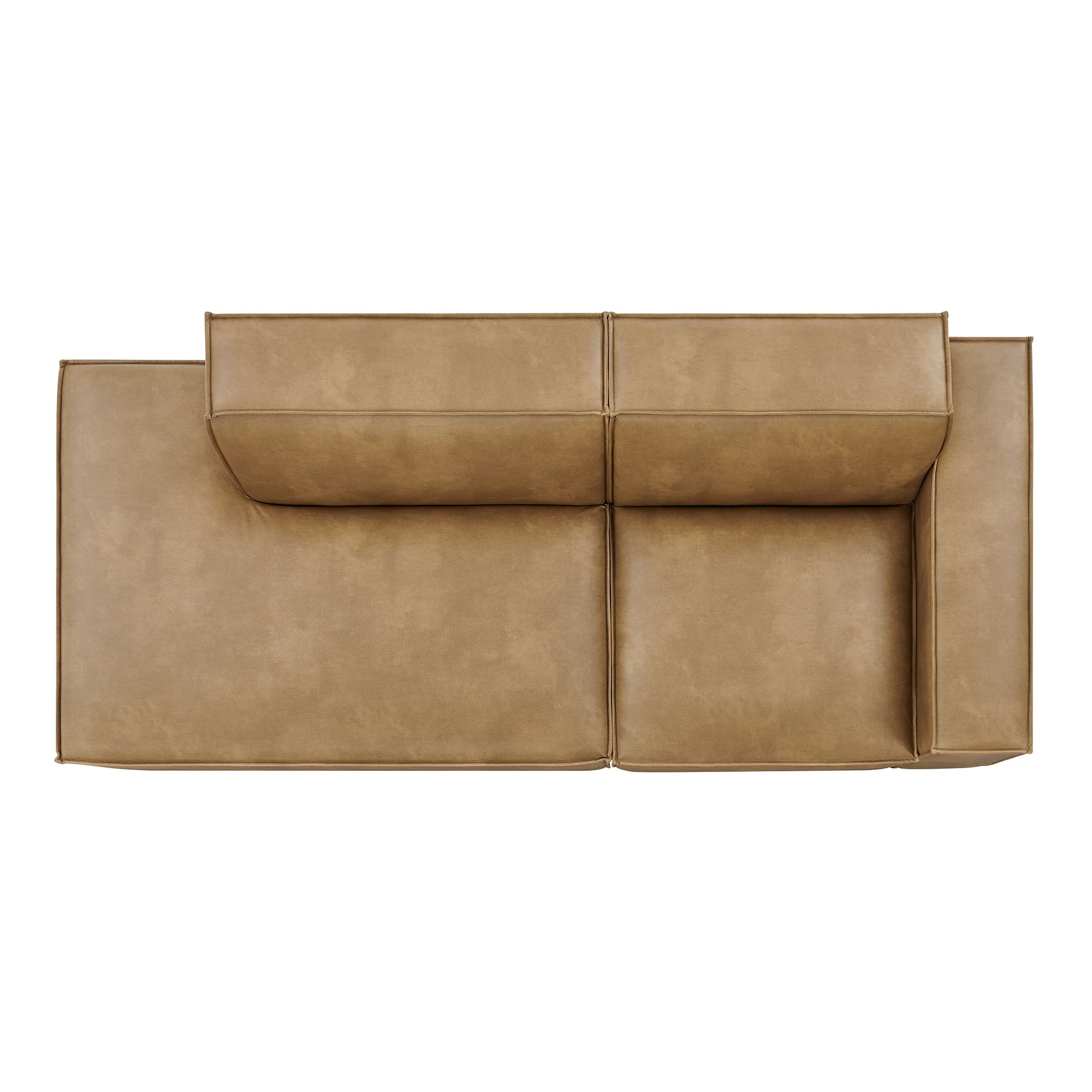 Restore 2-Piece Vegan Leather Modular Loveseat by Modway - Image 12