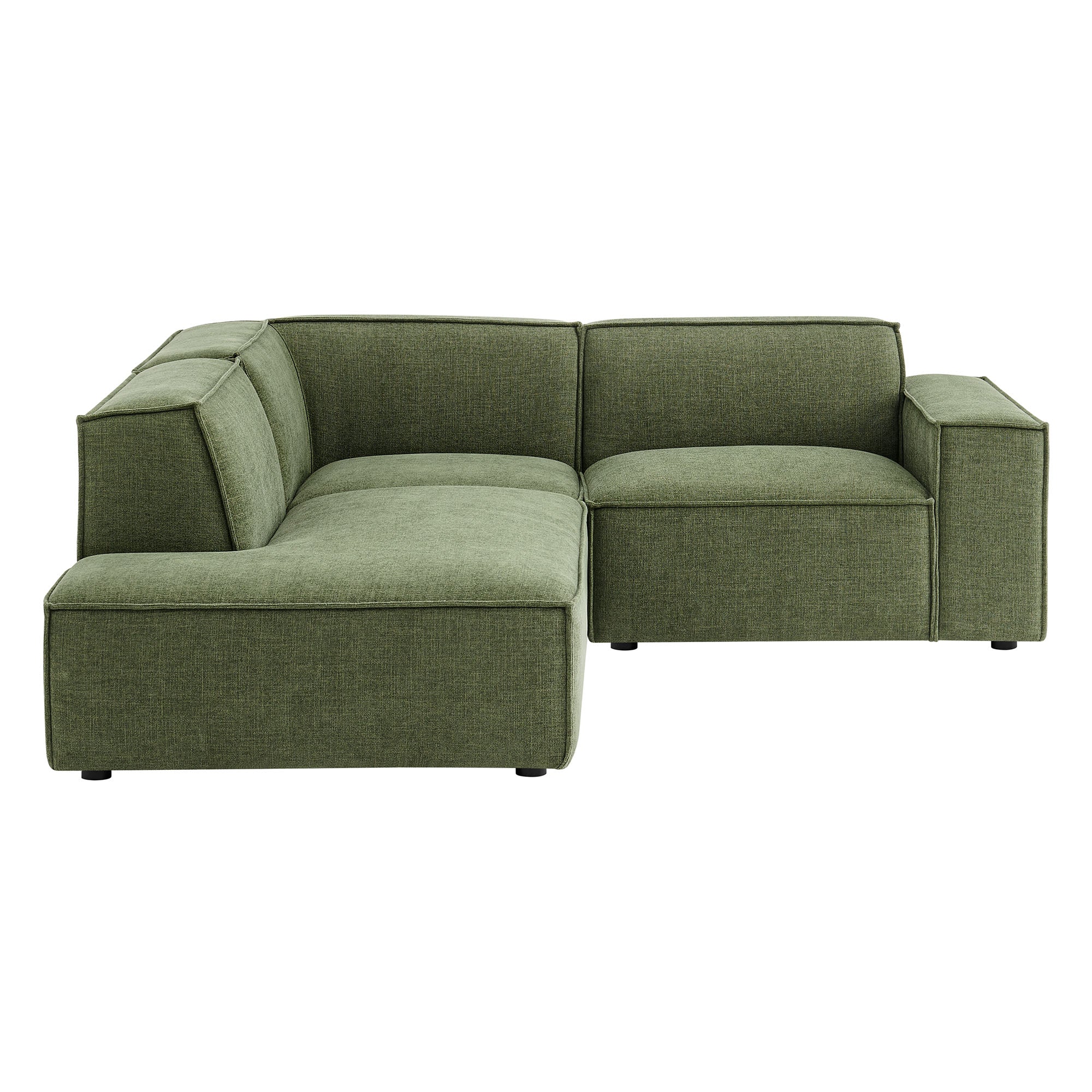 Restore 3-Piece Performance Fabric Upholstered Modular L-Shaped Sectional Sofa by Modway - Image 13