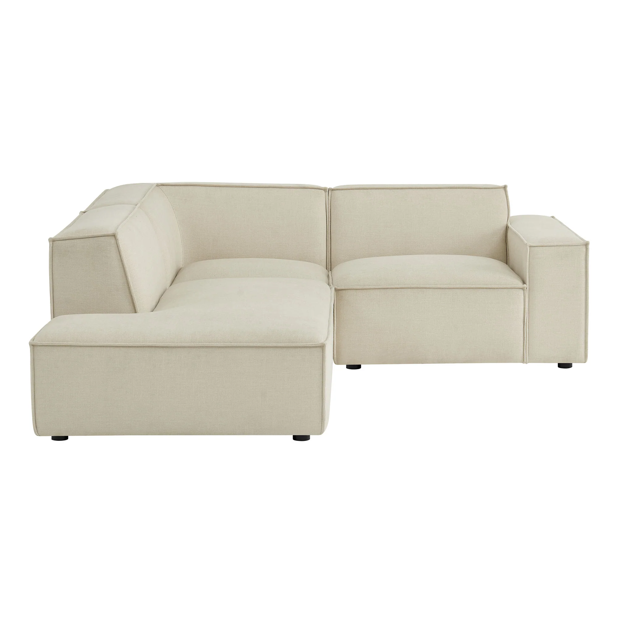 Restore 3-Piece Performance Fabric Upholstered Modular L-Shaped Sectional Sofa by Modway - Image 3