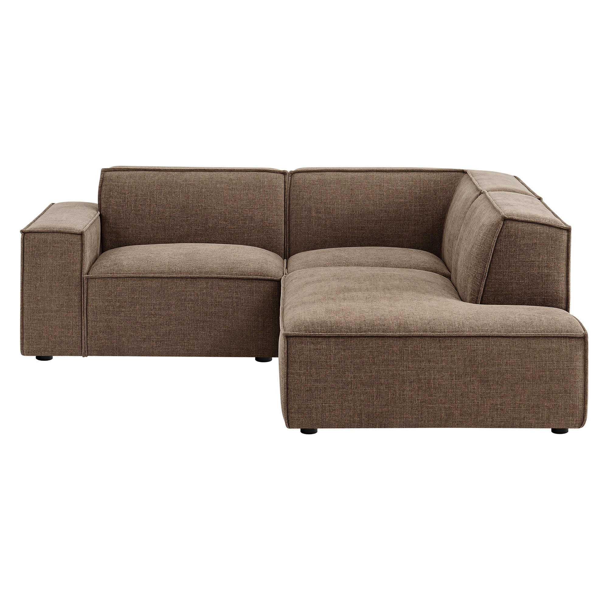 Restore 3-Piece Performance Fabric Upholstered Modular L-Shaped Sectional Sofa by Modway - Image 24