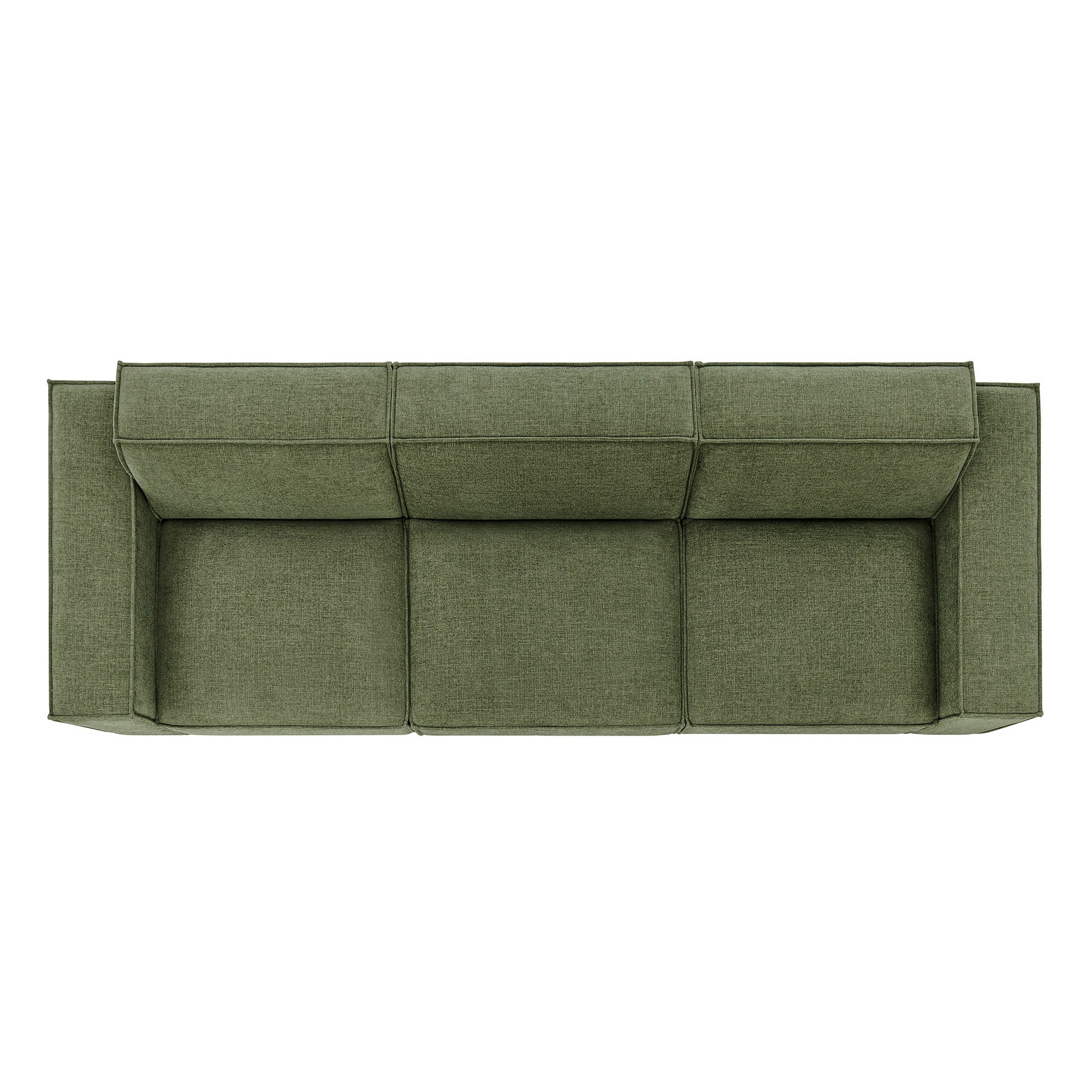 Restore 3-Piece Performance Fabric Upholstered Modular Sofa Set by Modway - Image 14