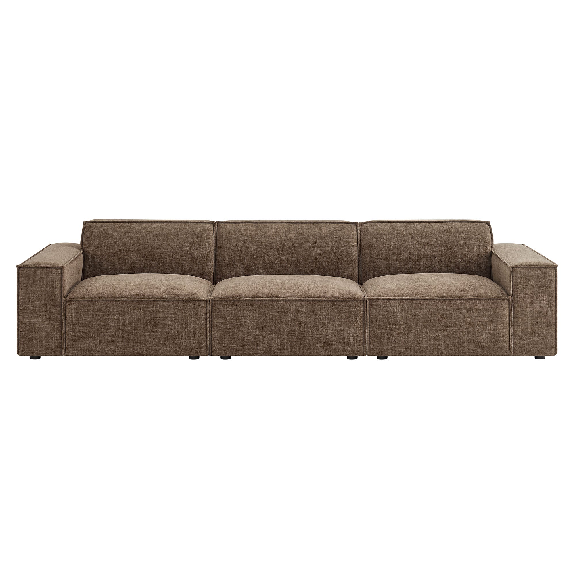 Restore 3-Piece Performance Fabric Upholstered Modular Sofa Set by Modway - Image 24