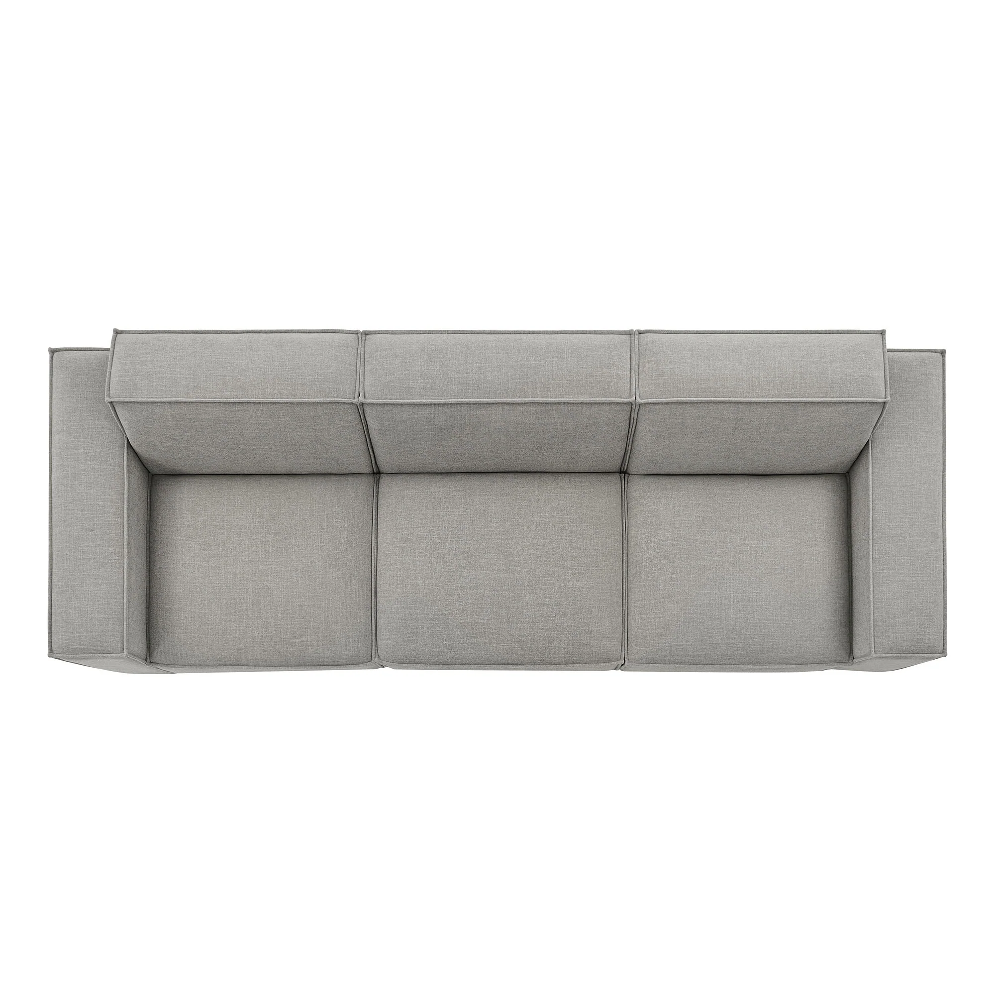 Restore 3-Piece Performance Fabric Upholstered Modular Sofa Set by Modway - Image 36