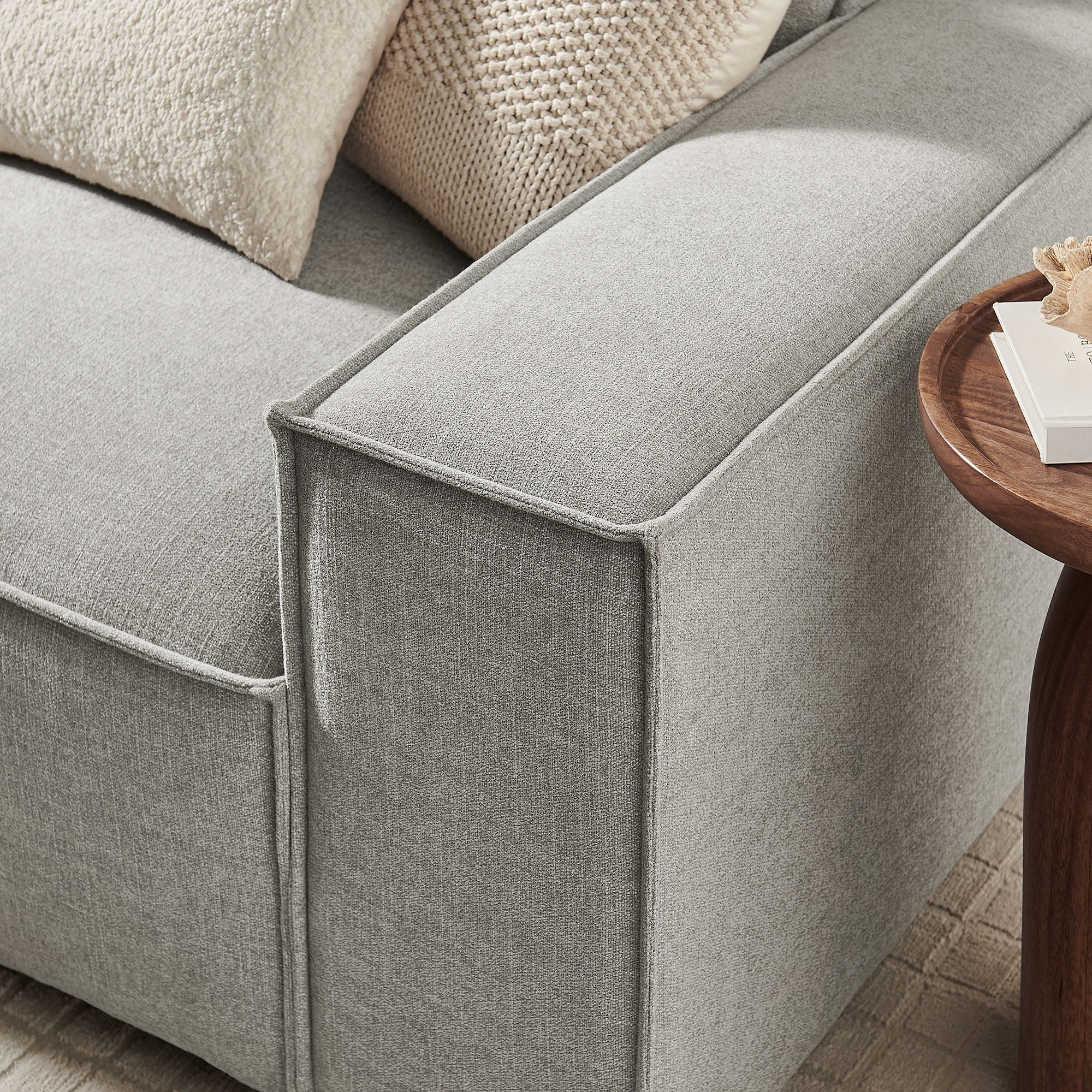 Restore 3-Piece Performance Fabric Upholstered Modular Sofa Set by Modway - Image 38