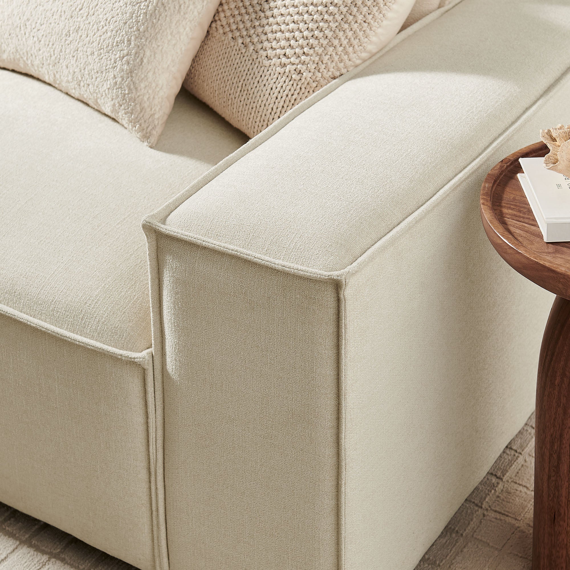 Restore 3-Piece Performance Fabric Upholstered Modular Sofa Set by Modway - Image 6