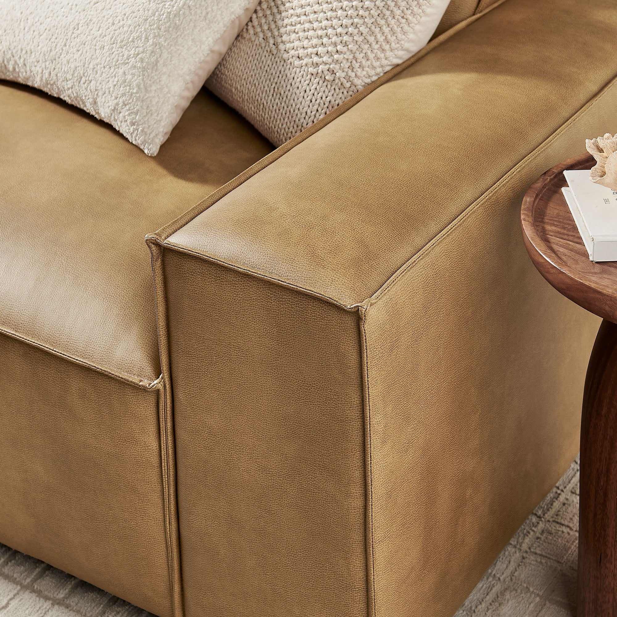 Restore 3-Piece Vegan Leather Modular Sofa Set by Modway - Image 15