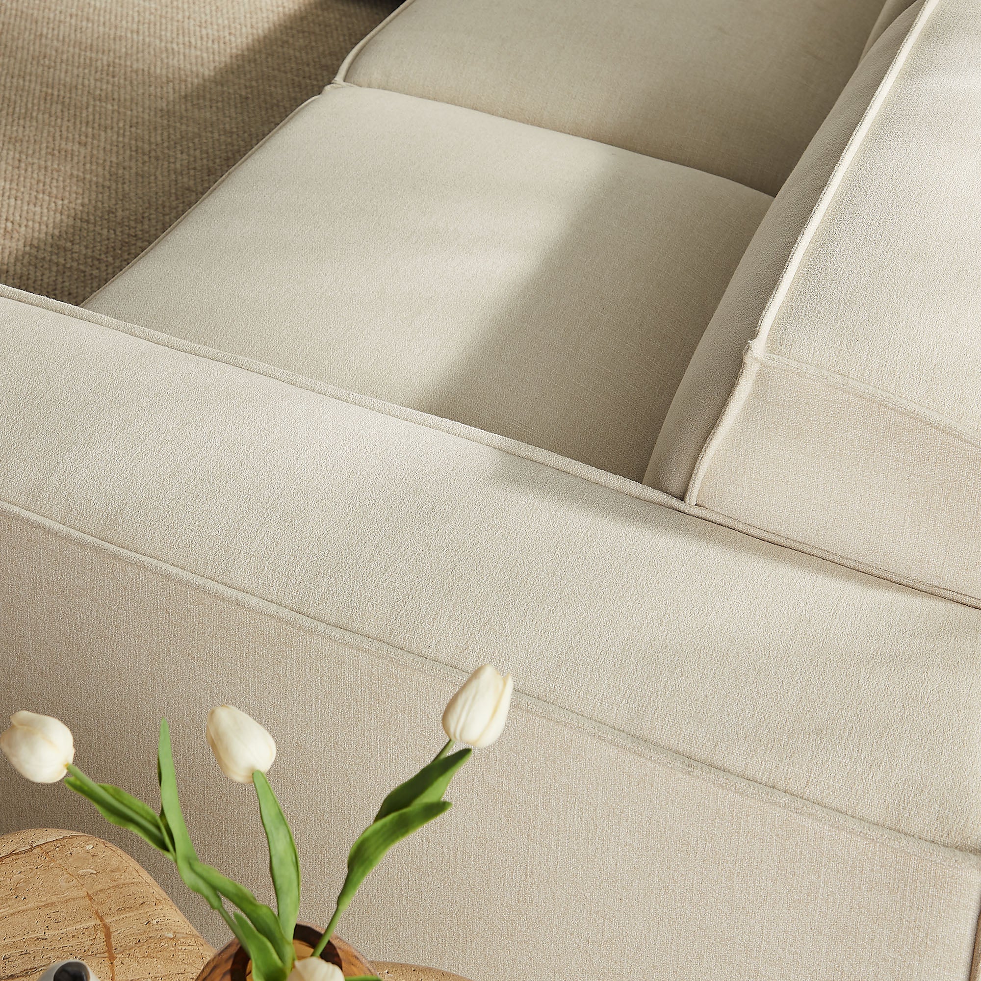 Restore 5-Piece Performance Fabric Upholstered Modular L-Shaped Sofa by Modway - Image 5