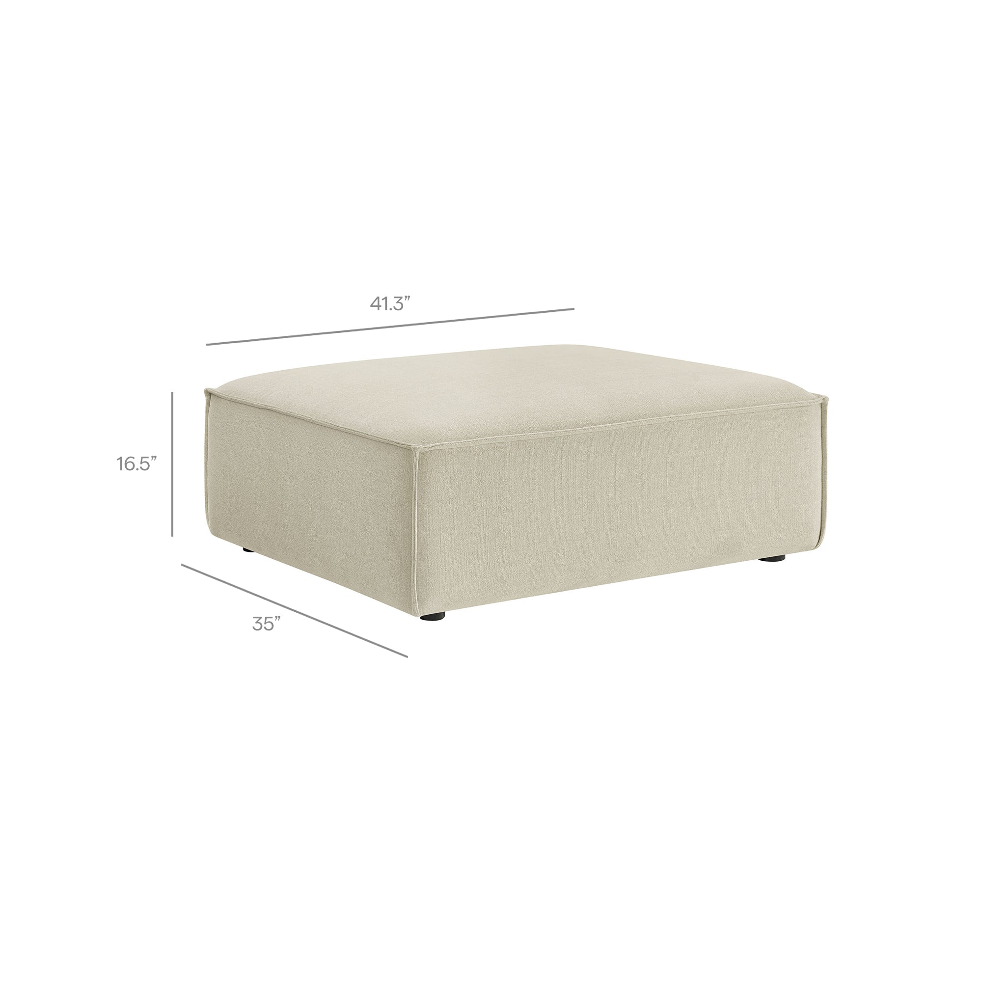 Restore 6-Piece Performance Fabric Upholstered Modular Sectional Sofa by Modway - Image 12