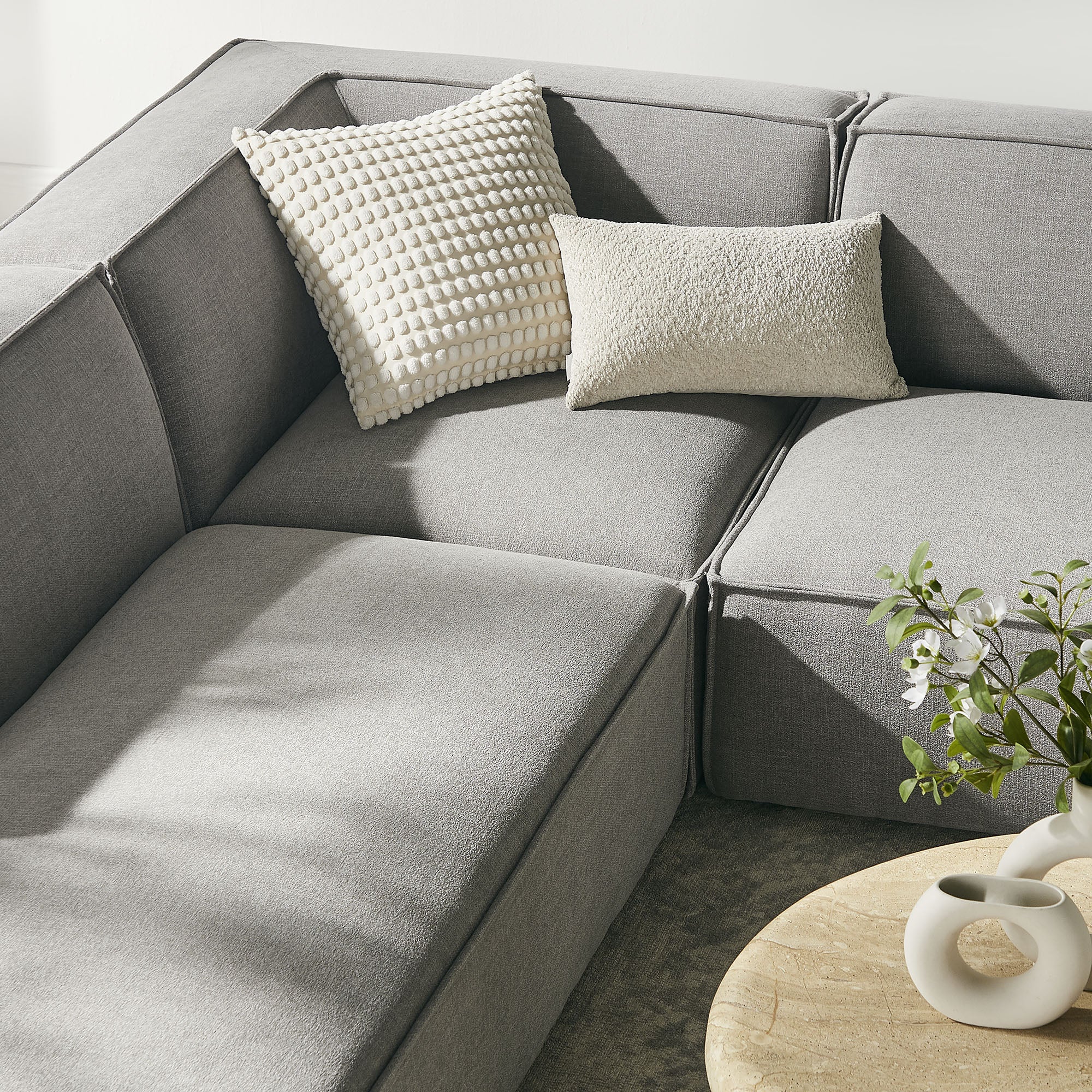 Restore 6-Piece Performance Fabric Upholstered U-Shaped Sectional Sofa by Modway - Image 40