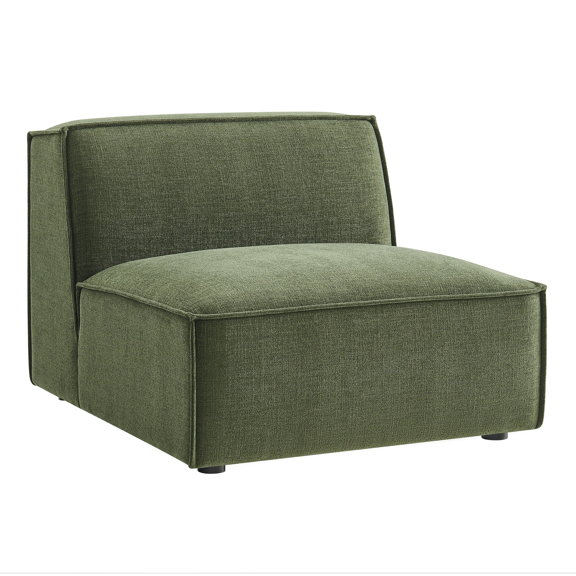 Restore Performance Fabric Upholstered Armless Modular Chair by Modway - Image 11