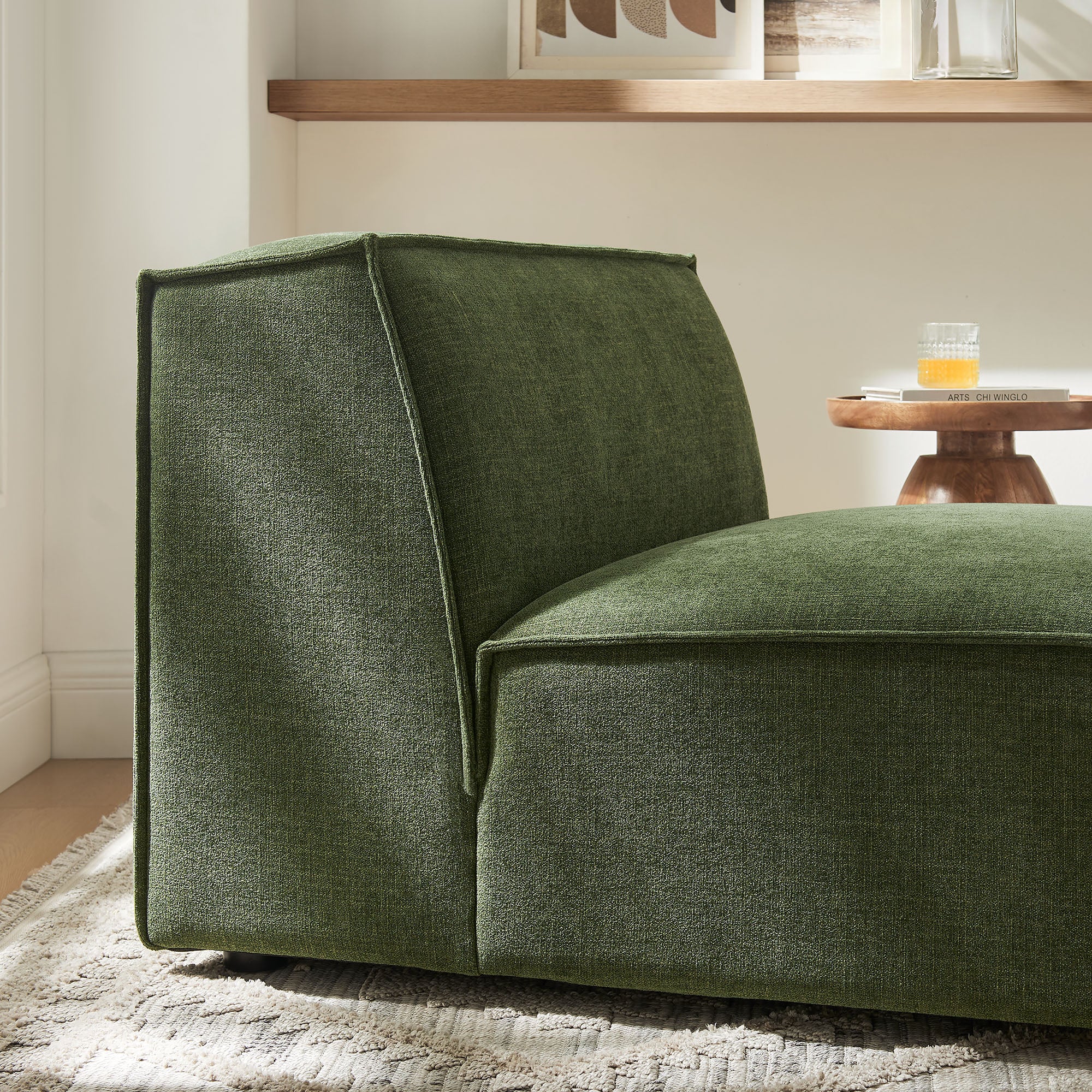 Restore Performance Fabric Upholstered Armless Modular Chair by Modway - Image 16