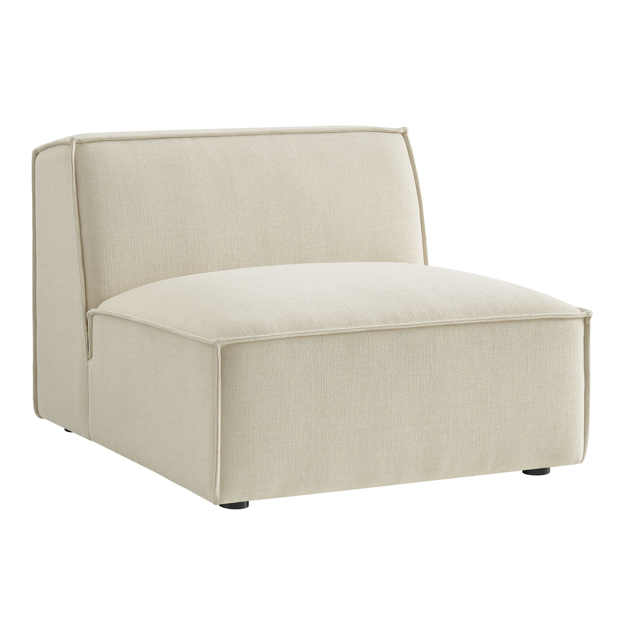 Restore Performance Fabric Upholstered Armless Modular Chair by Modway - Image 2