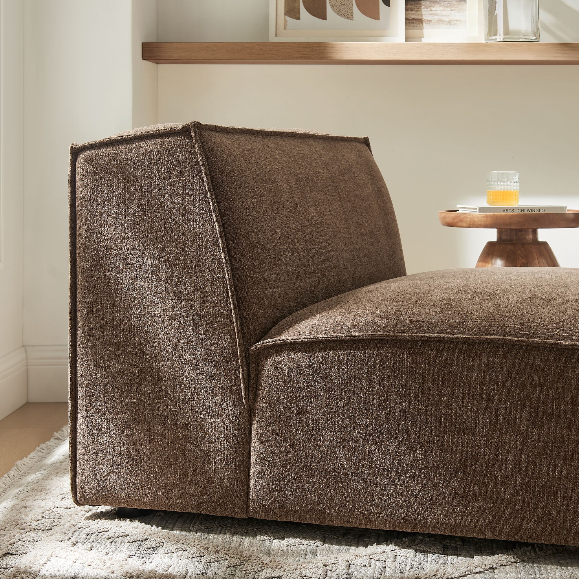 Restore Performance Fabric Upholstered Armless Modular Chair by Modway - Image 26