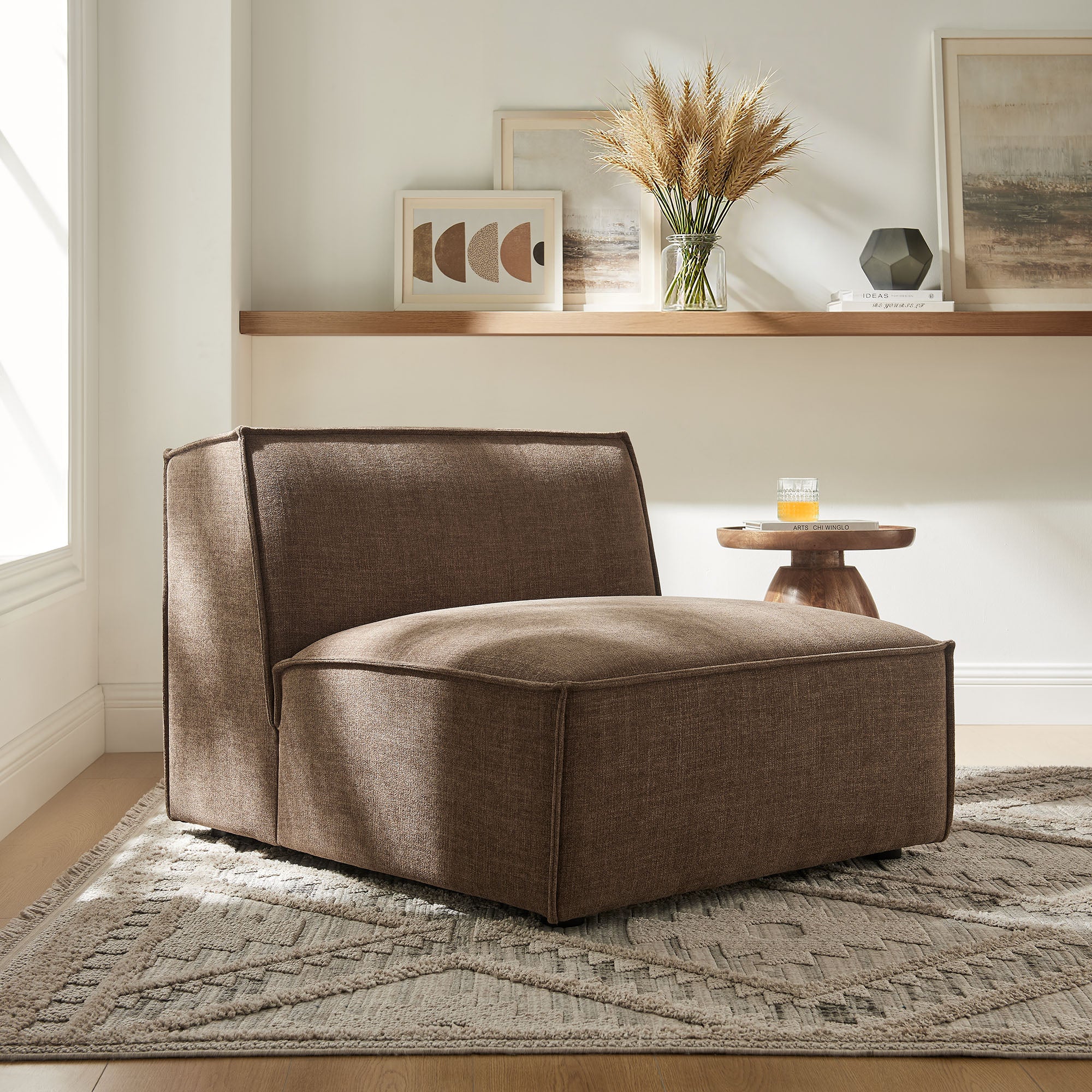 Restore Performance Fabric Upholstered Armless Modular Chair by Modway - Image 27