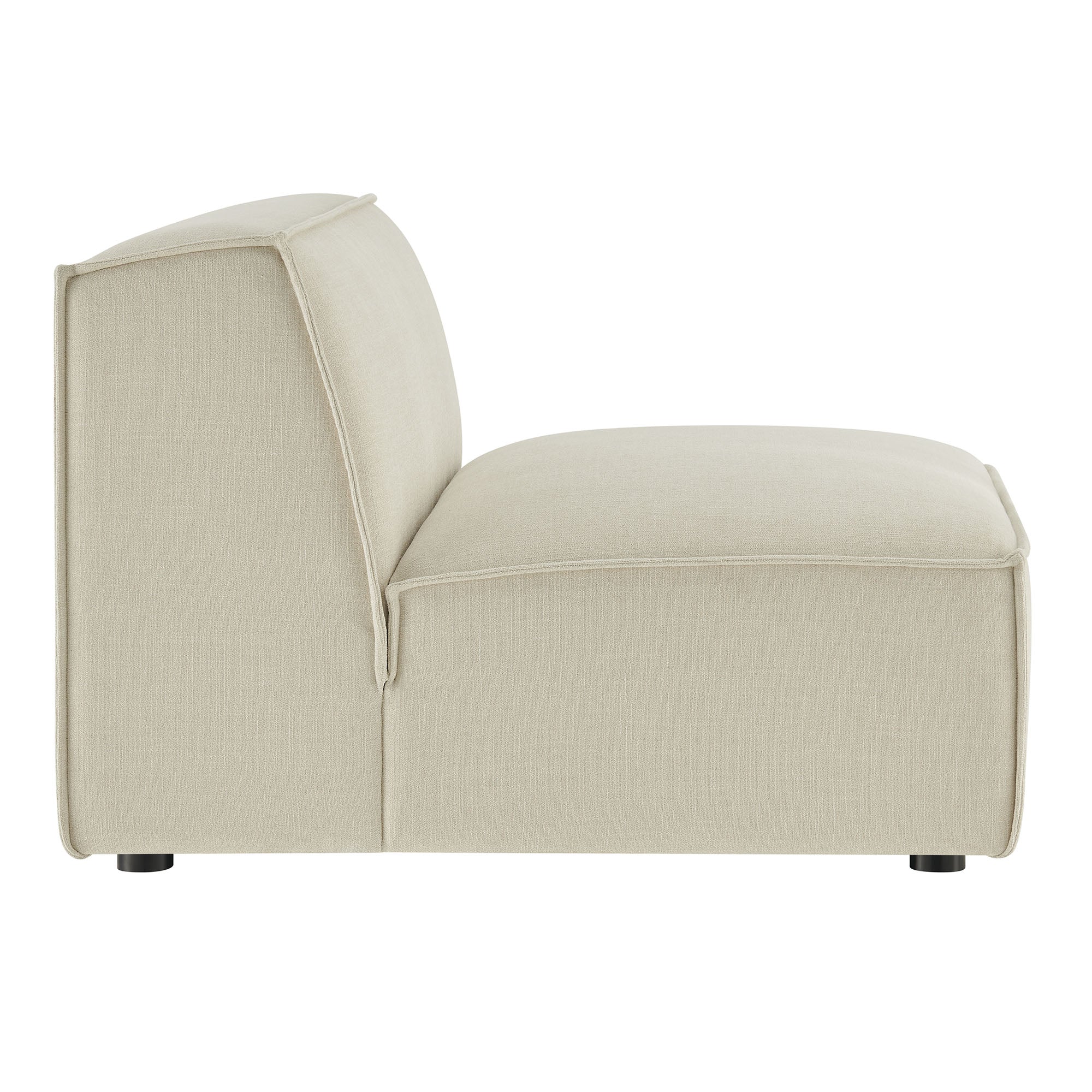Restore Performance Fabric Upholstered Armless Modular Chair by Modway - Image 3