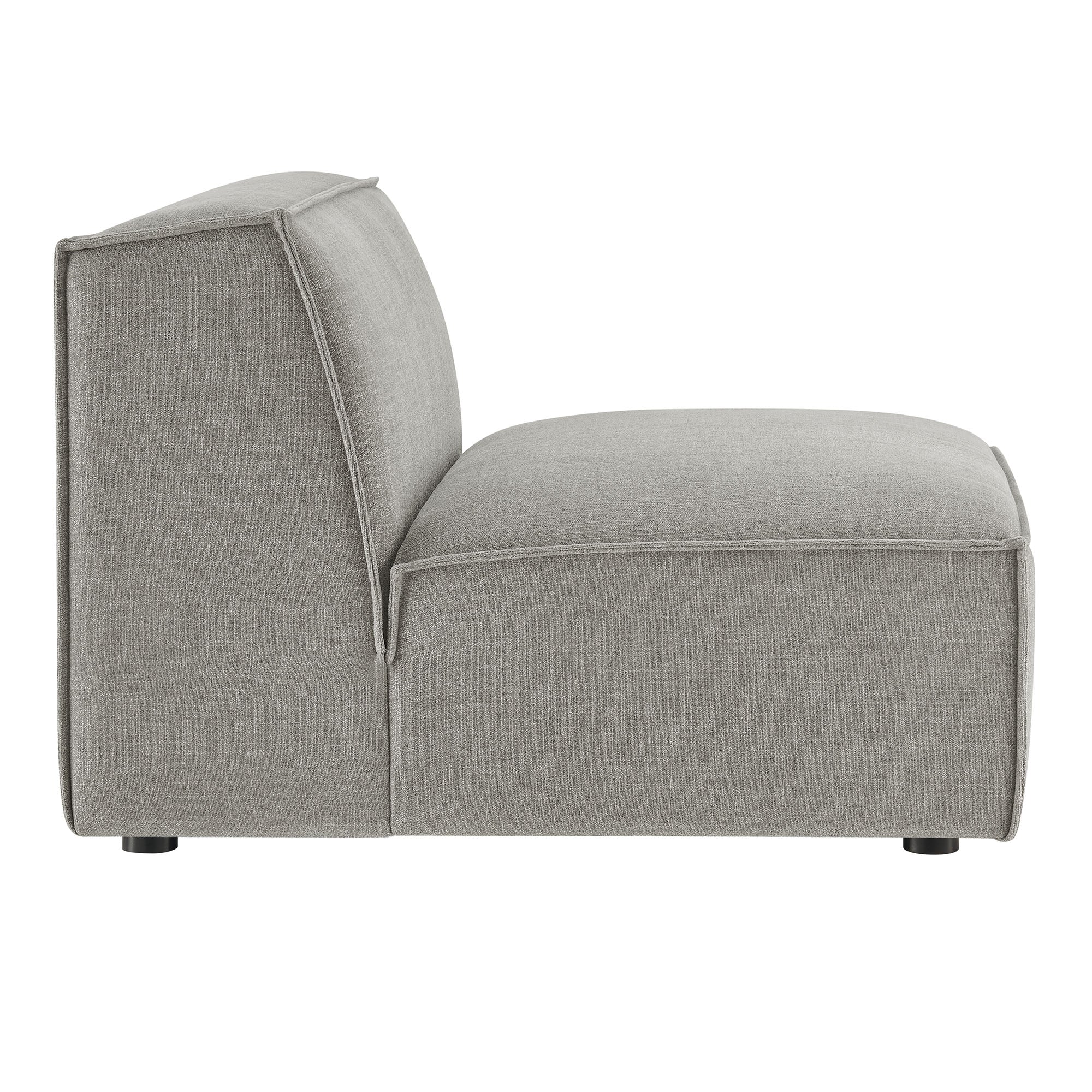 Restore Performance Fabric Upholstered Armless Modular Chair by Modway - Image 32