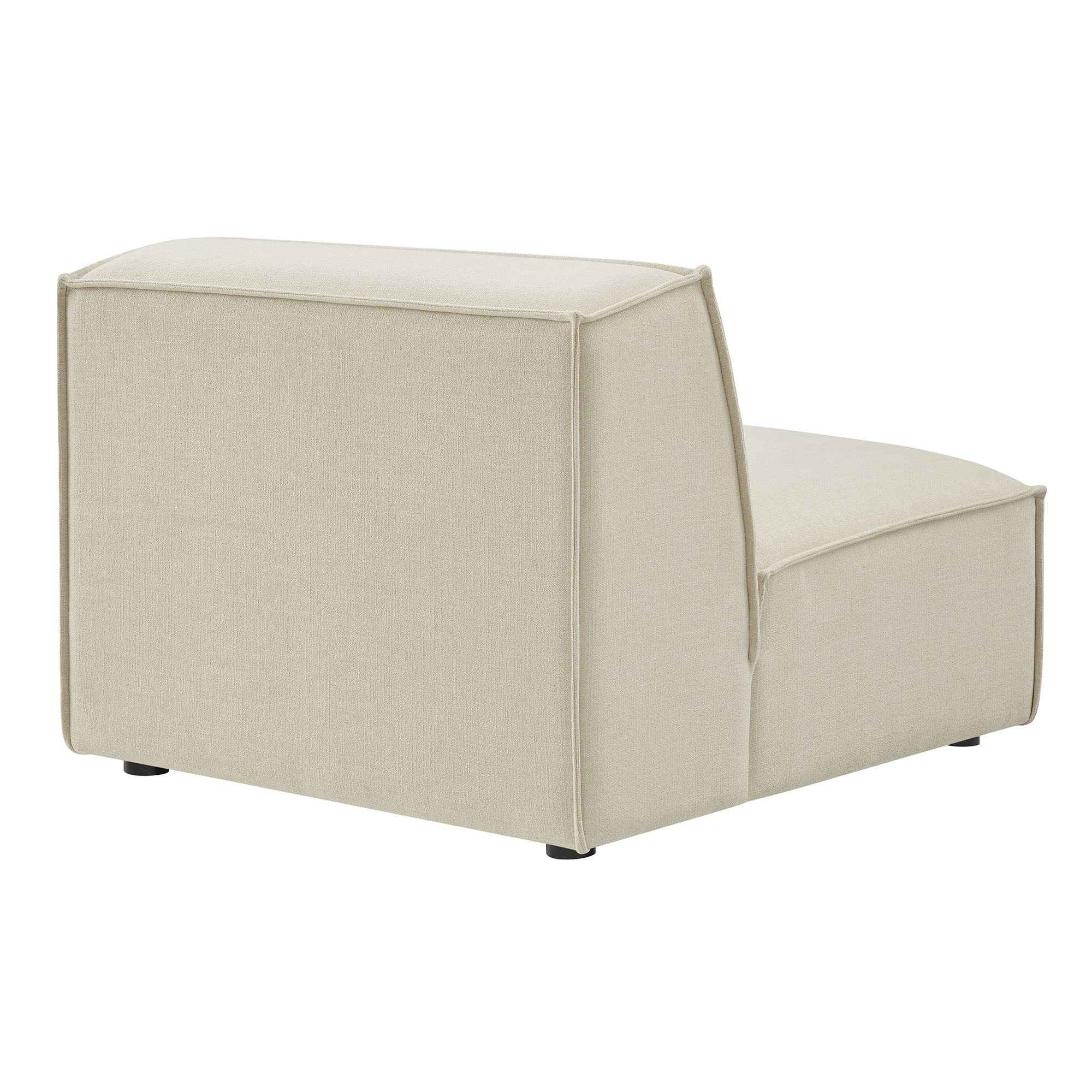 Restore Performance Fabric Upholstered Armless Modular Chair by Modway - Image 4