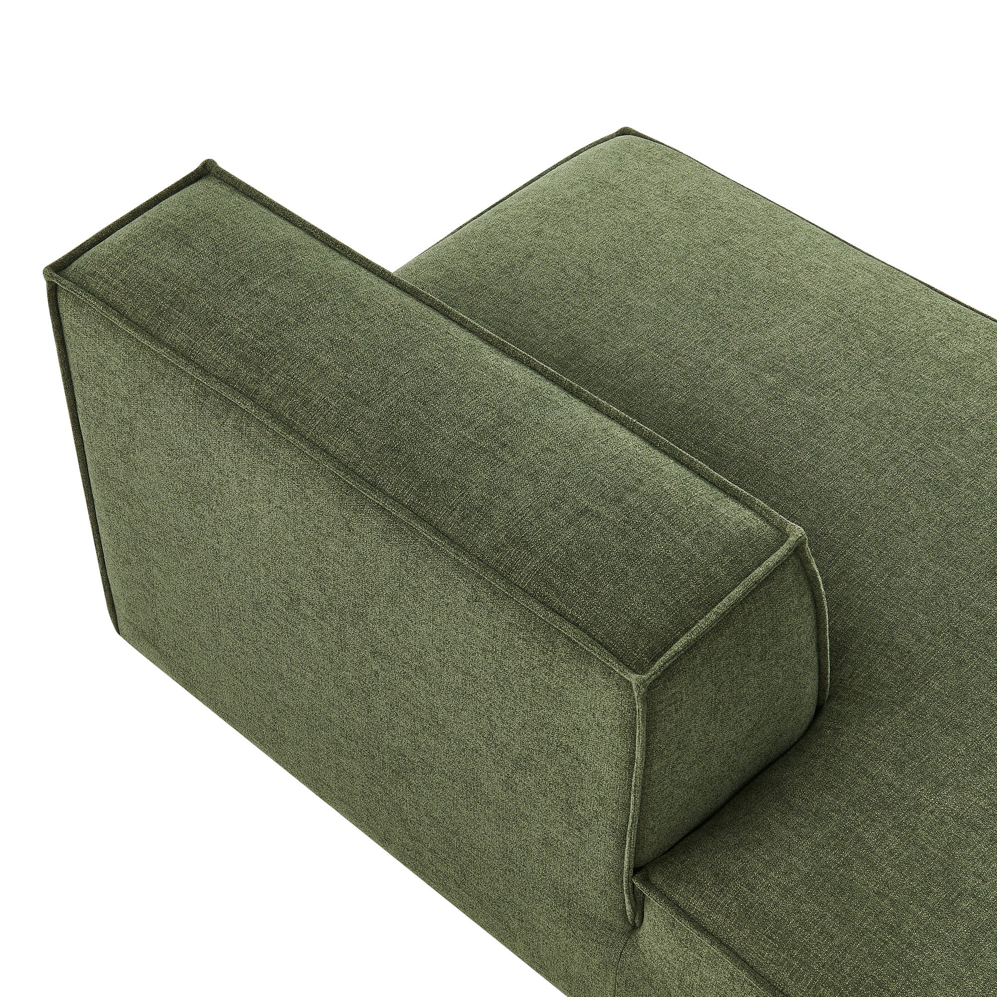 Restore Performance Fabric Upholstered Left-Facing Armless Modular Chaise by Modway - Image 15