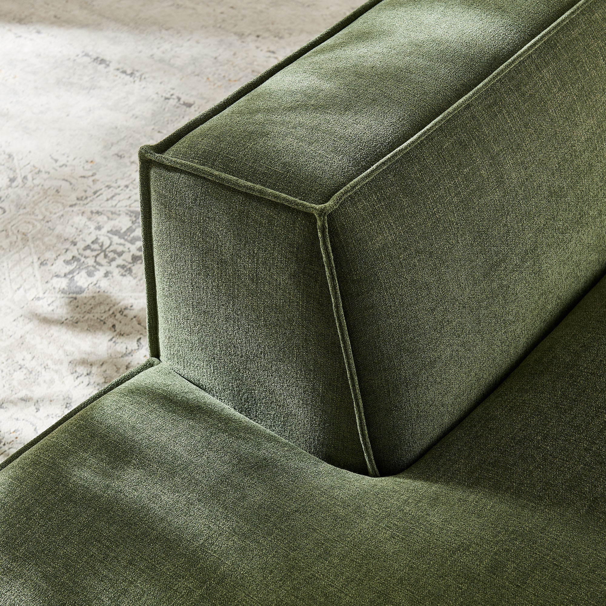 Restore Performance Fabric Upholstered Left-Facing Armless Modular Chaise by Modway - Image 16