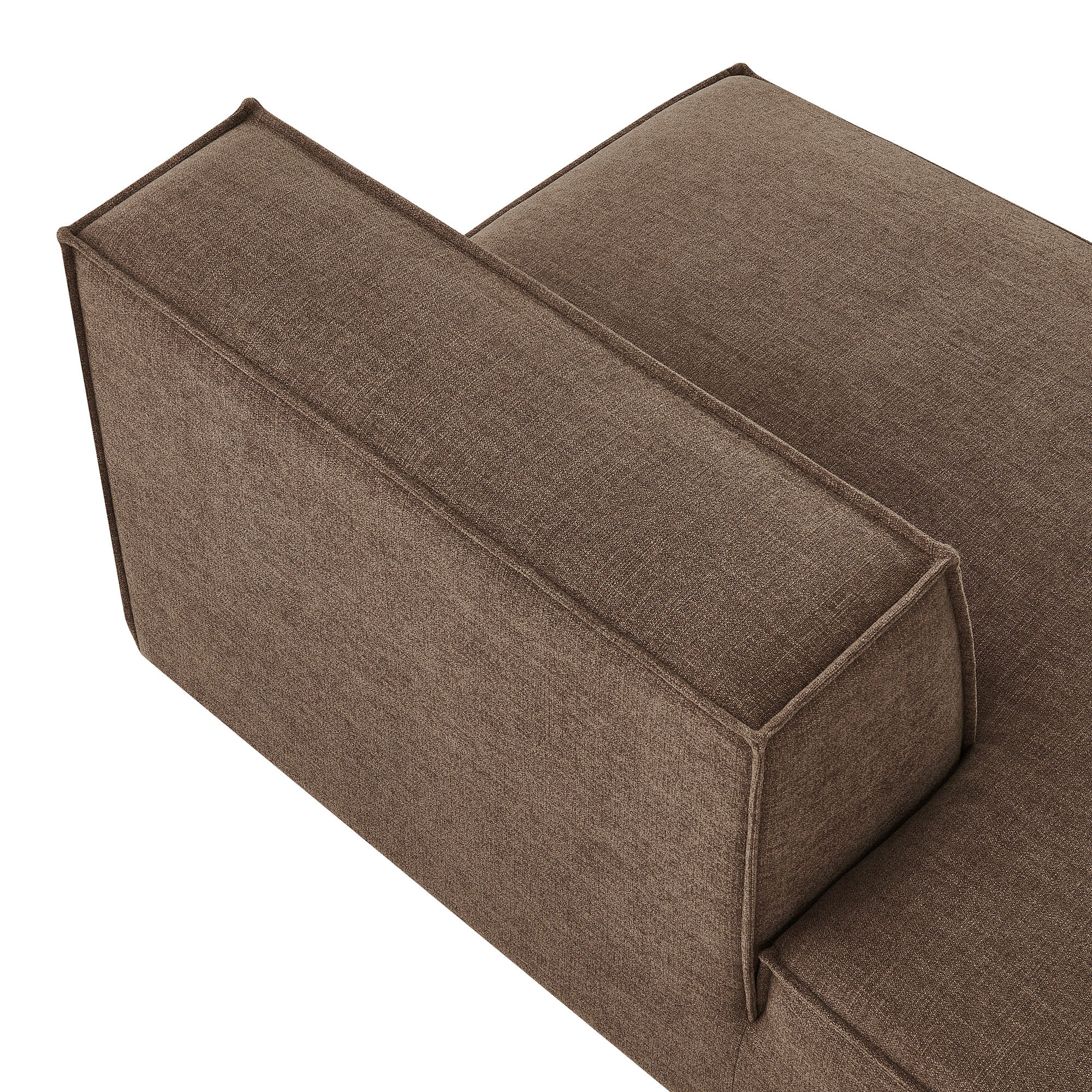 Restore Performance Fabric Upholstered Left-Facing Armless Modular Chaise by Modway - Image 25