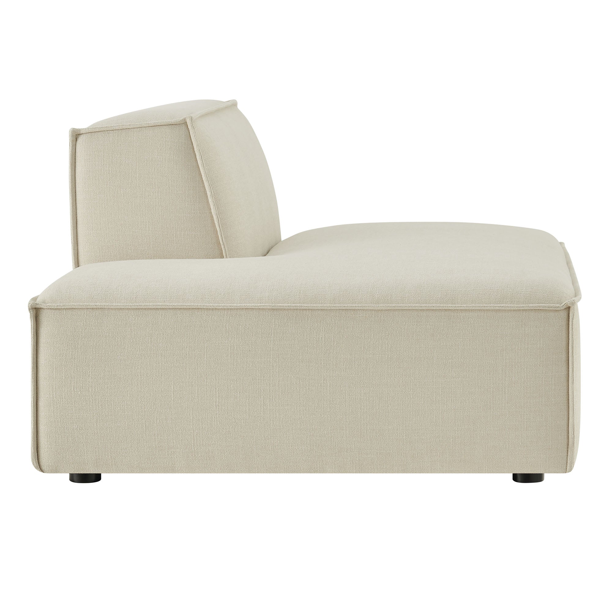 Restore Performance Fabric Upholstered Left-Facing Armless Modular Chaise by Modway - Image 3